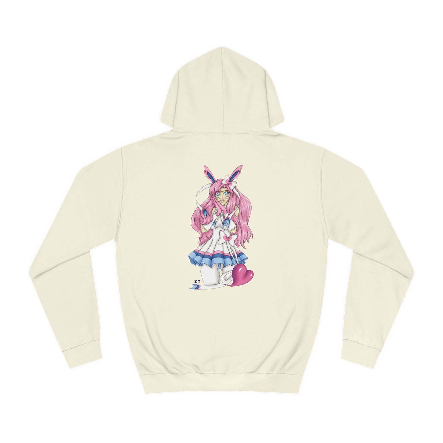 Sylve Girl Kawaii Interpretive Character Print Unisex Hoodie