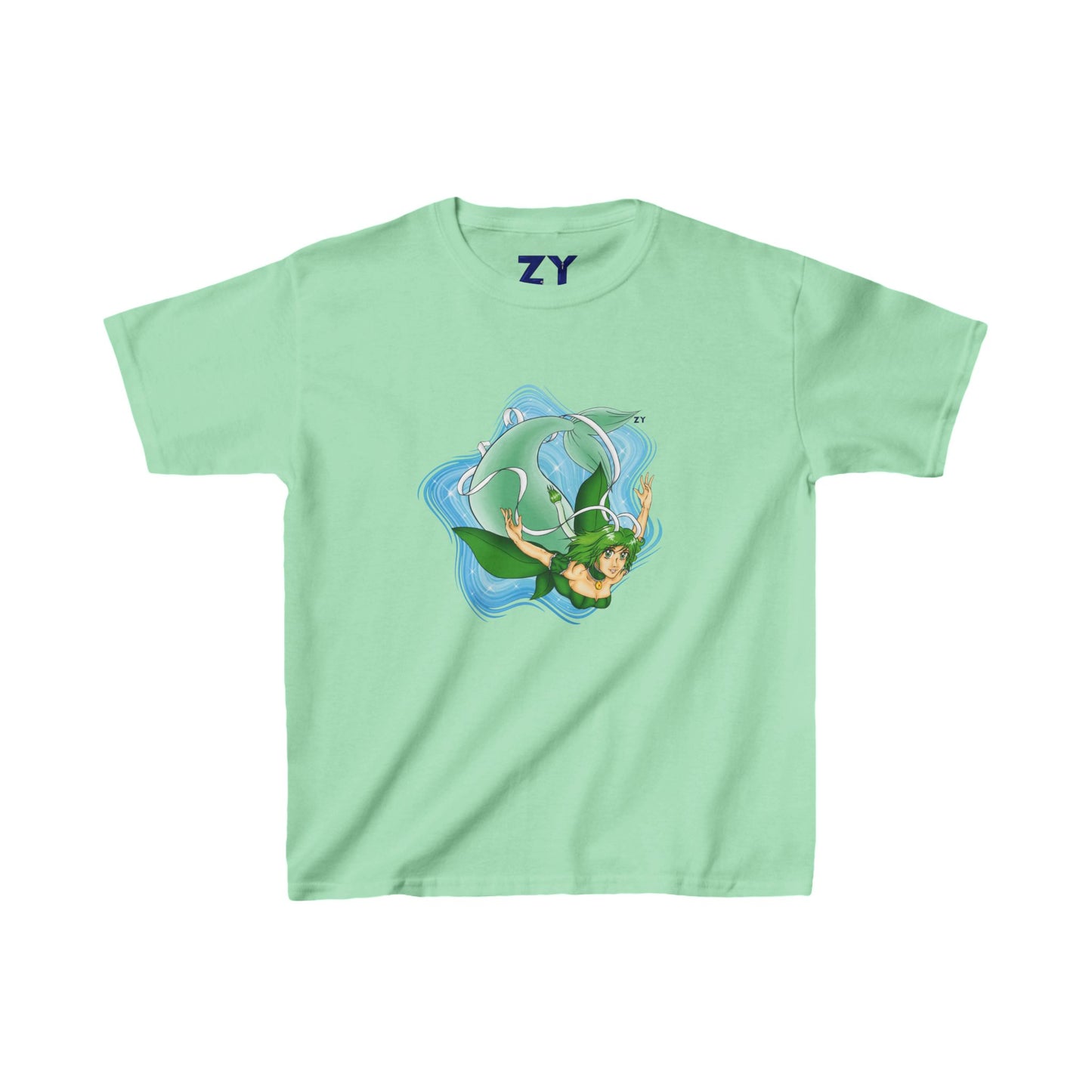 Mew Lettuce Mermaid Kid's Fine Jersey Tee