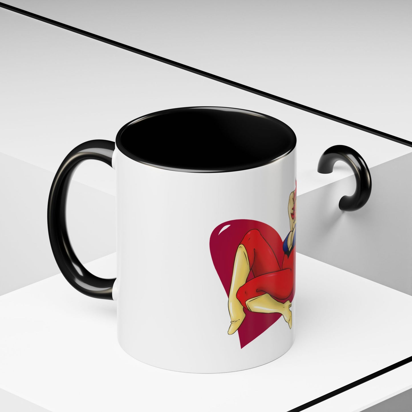 Cutey Honey Two-Tone Coffee Mugs, 15oz
