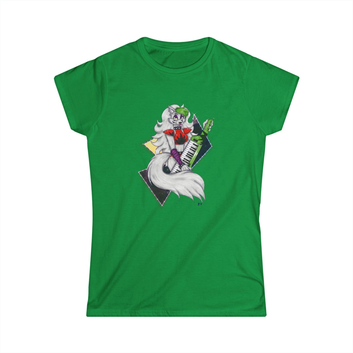 Roxy Rockstar Character Print Soft Style Ladies Tee