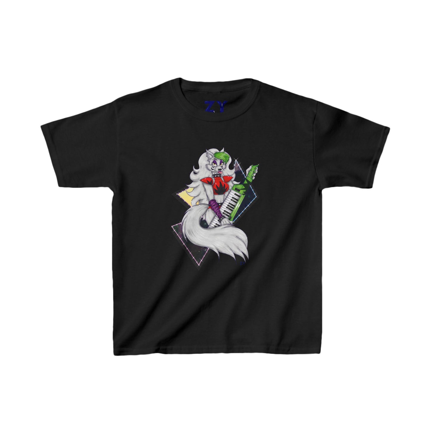 Roxy Rockstar Character Print Kid's Fine Jersey Tee