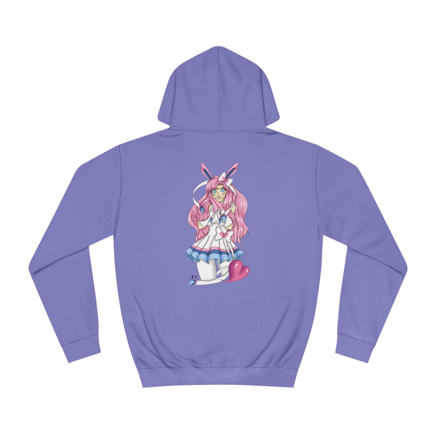 Sylve Girl Kawaii Interpretive Character Print Unisex Hoodie