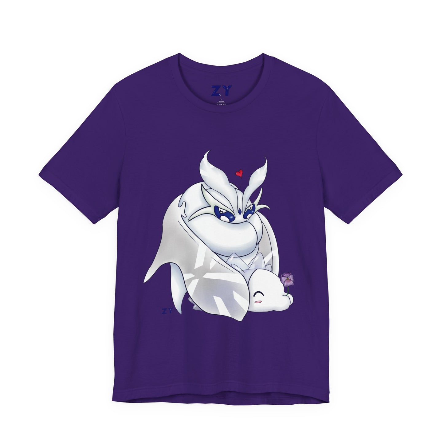 Frosty Moth Friends Print Character Print Unisex Jersey Short Sleeve Tee