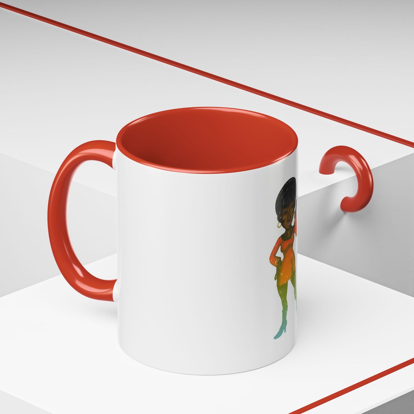 Lt. Uhura Two-Tone Coffee Mugs, 15oz