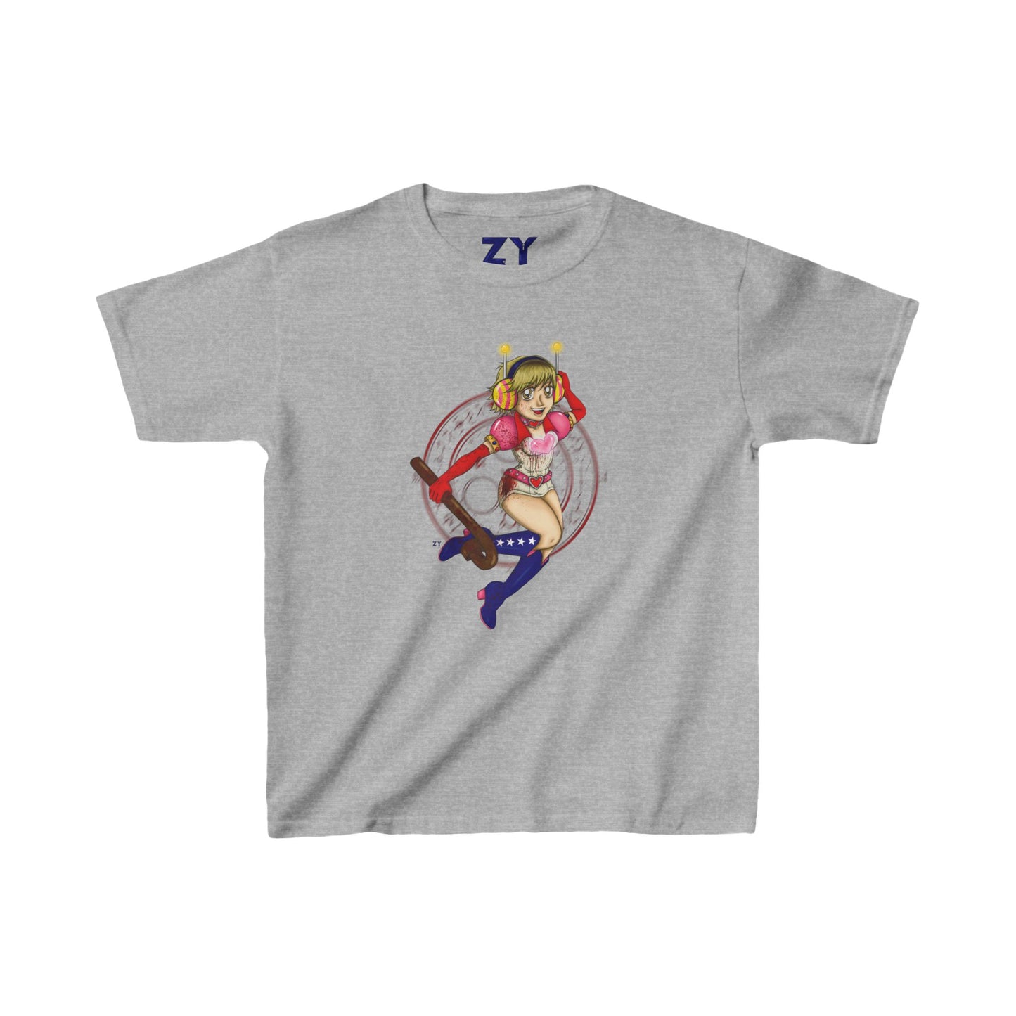 SH3 SD Princess Heart Heather Kid's Fine Jersey Tee