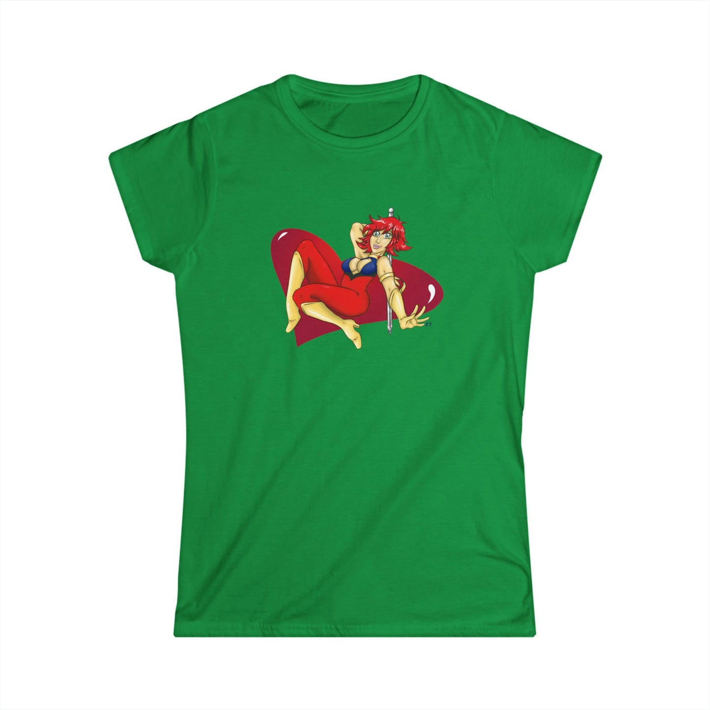 Cutey Honey Soft Style Ladies Tee