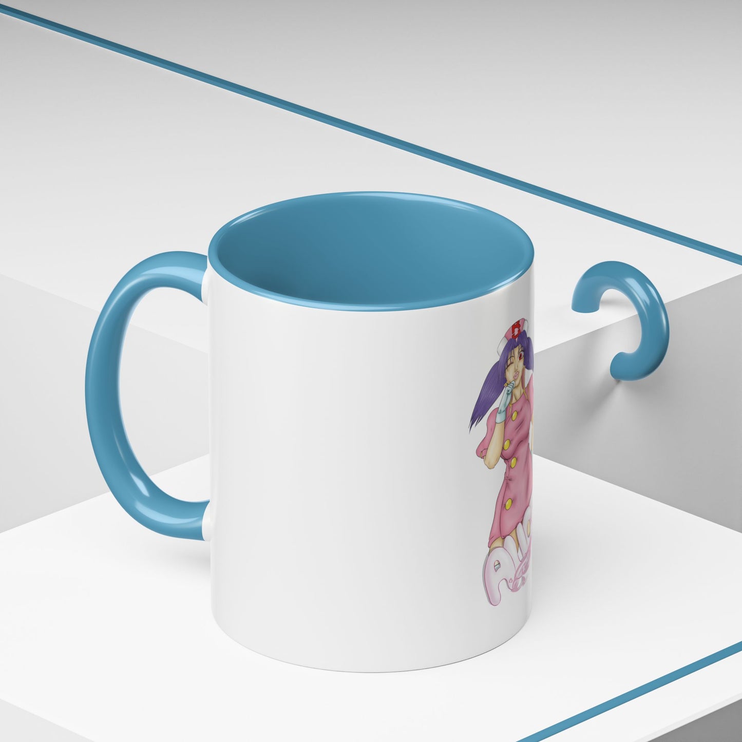 BR Nurse Alice Two-Tone Coffee Mugs, 15oz
