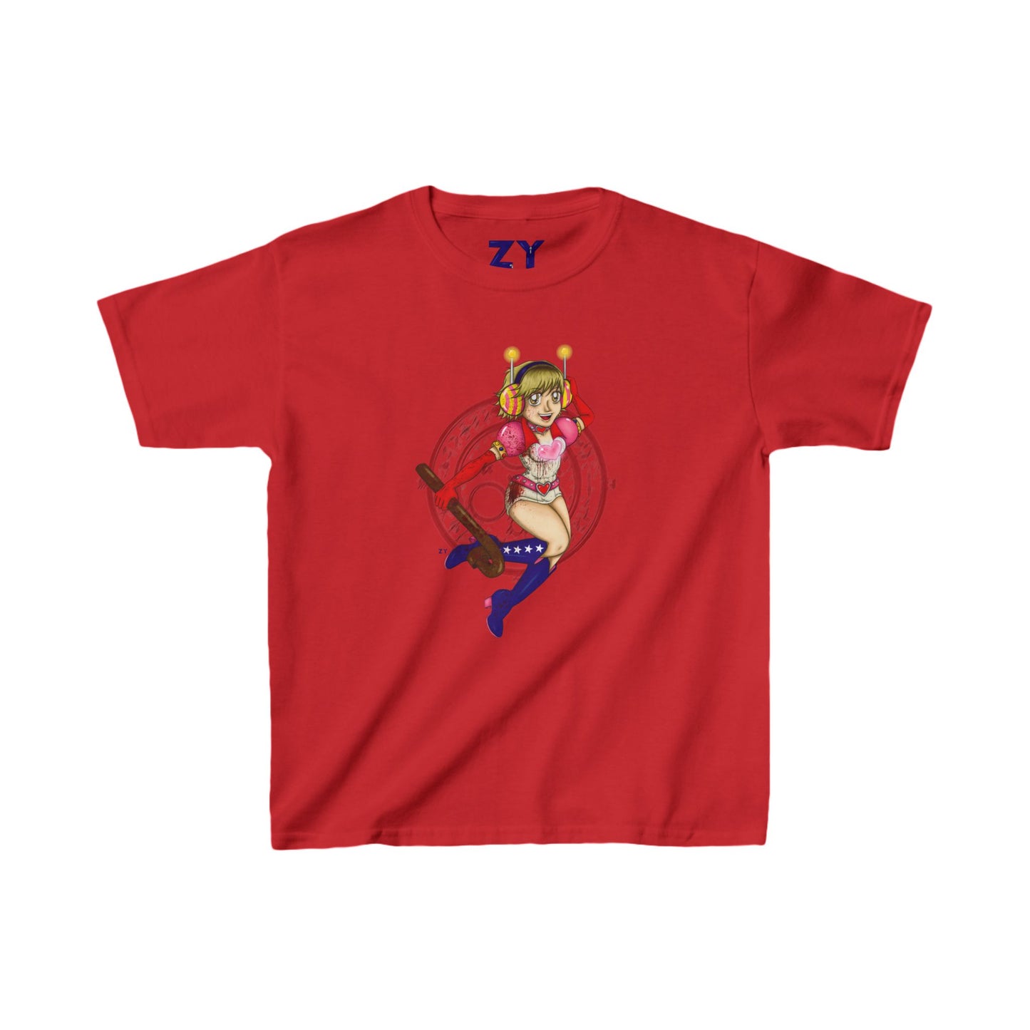 SH3 SD Princess Heart Heather Kid's Fine Jersey Tee