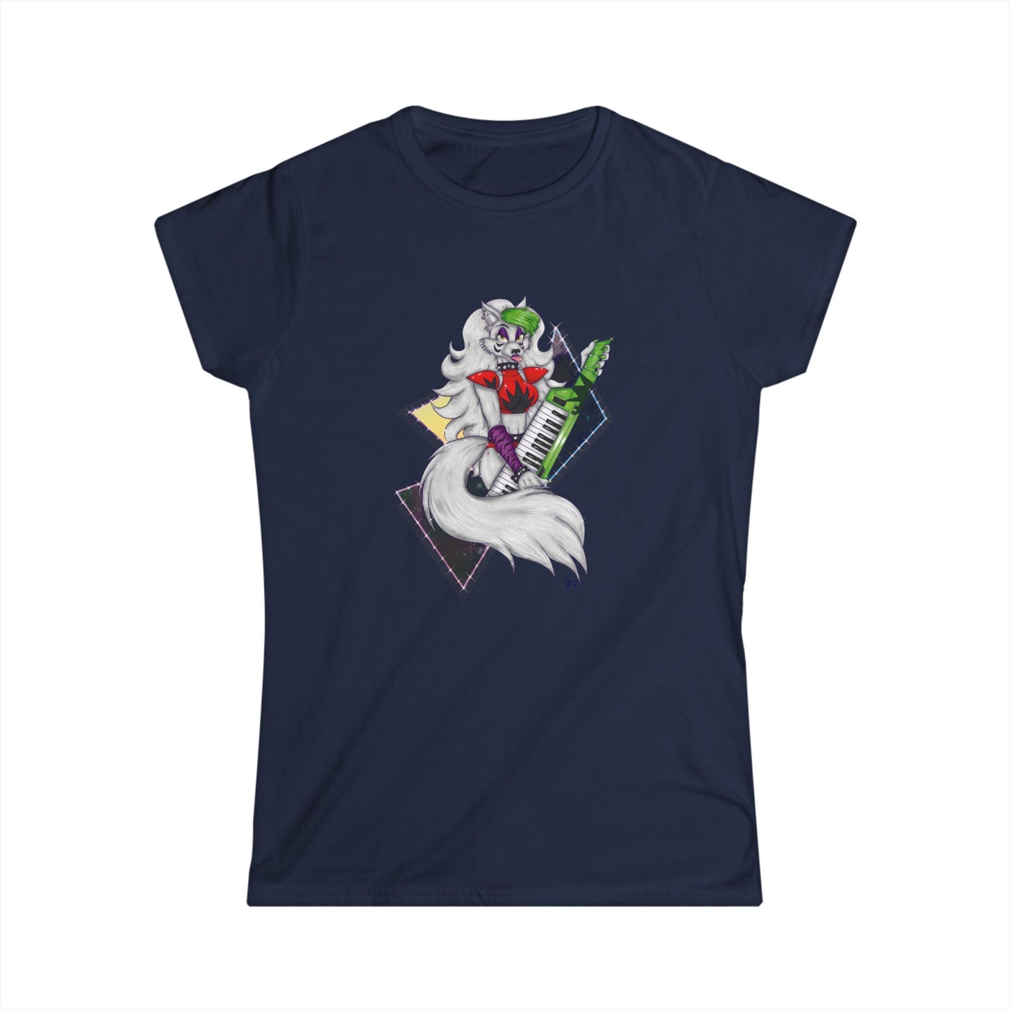 Roxy Rockstar Character Print Soft Style Ladies Tee
