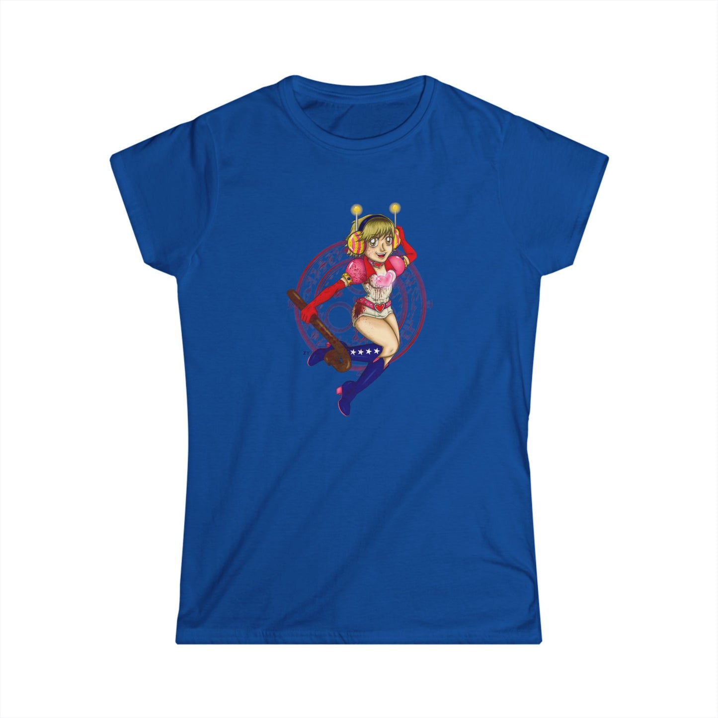 SH3 SD Princess Heart Heather Soft Style Ladies Tee