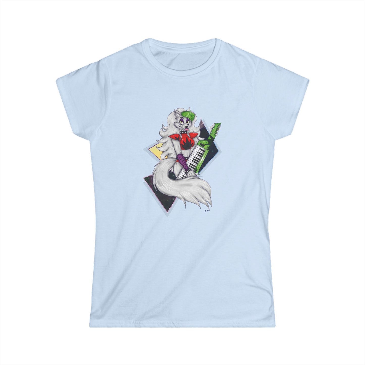 Roxy Rockstar Character Print Soft Style Ladies Tee