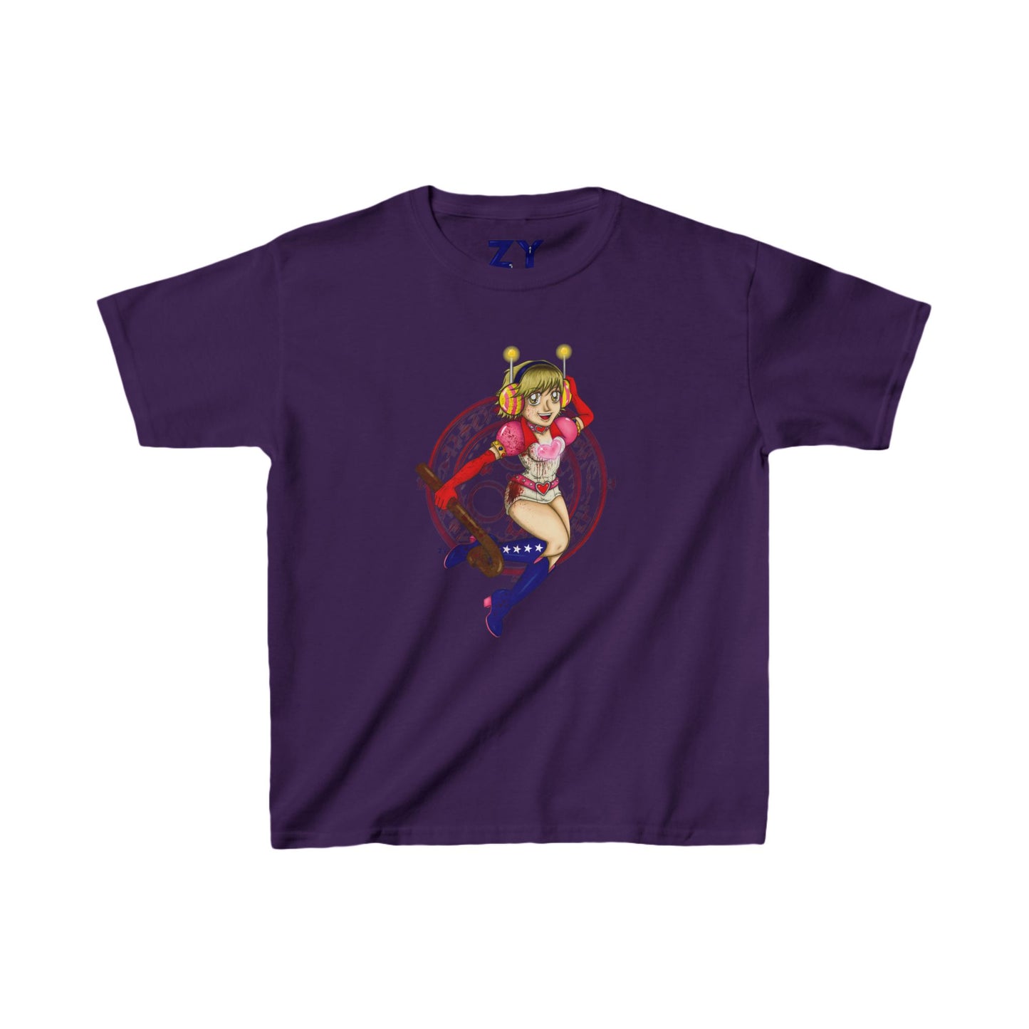 SH3 SD Princess Heart Heather Kid's Fine Jersey Tee