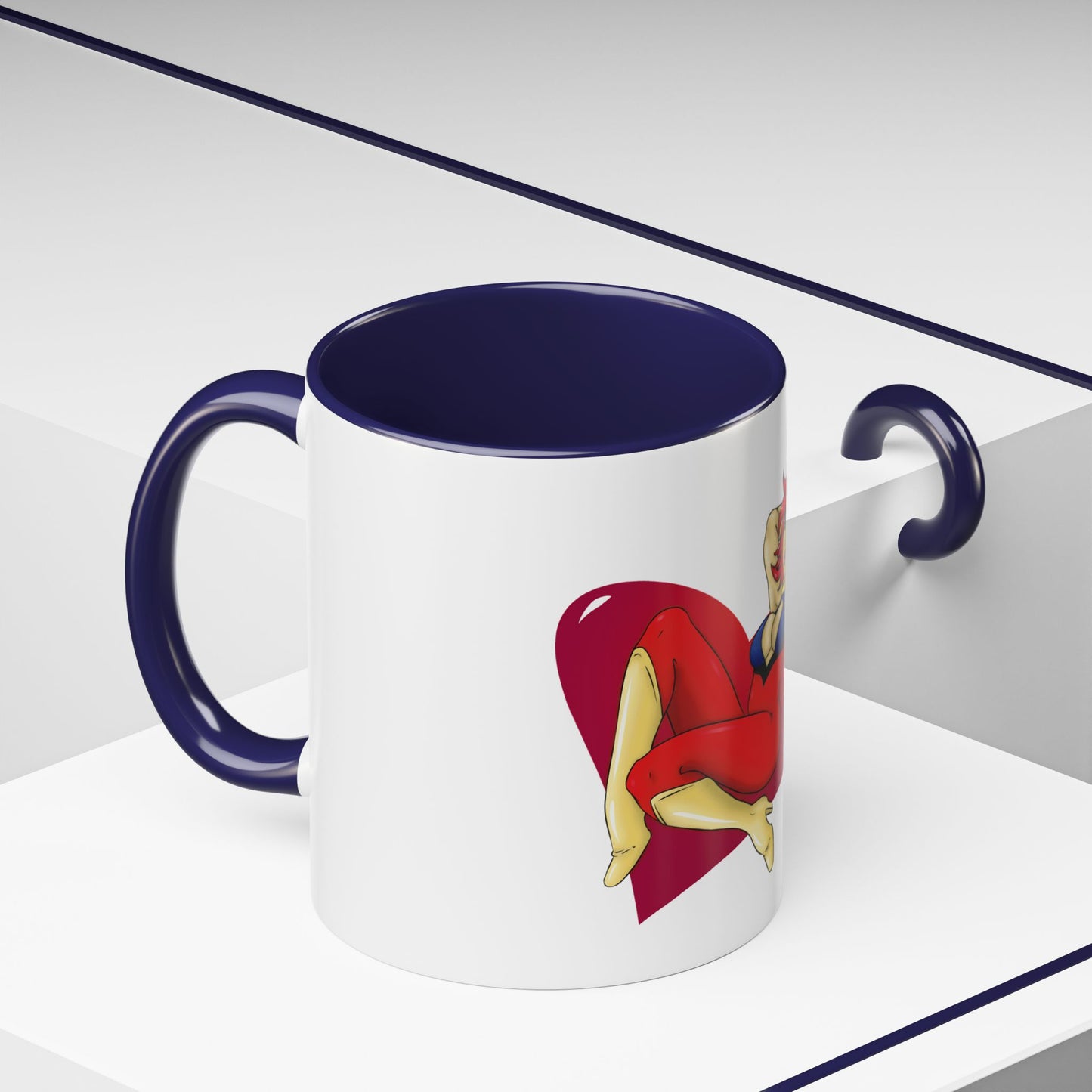 Cutey Honey Two-Tone Coffee Mugs, 15oz