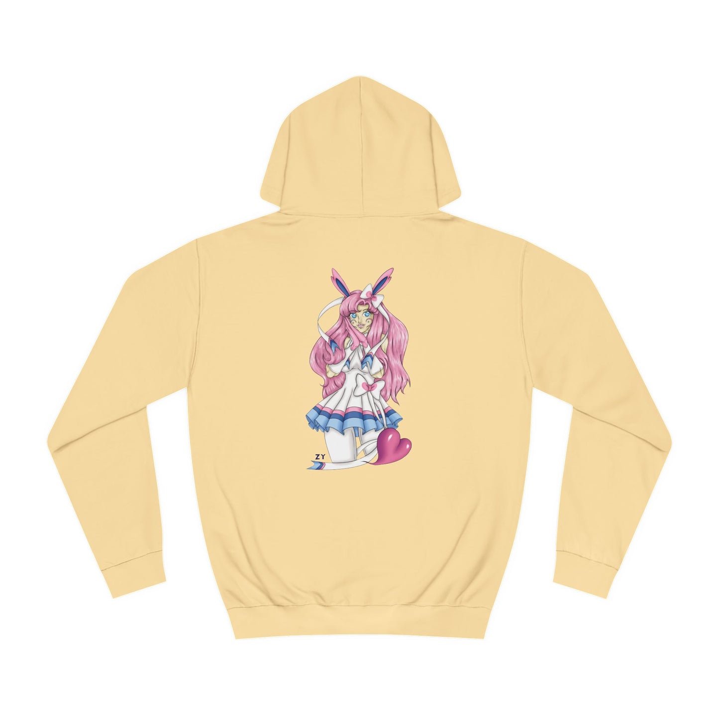 Sylve Girl Kawaii Interpretive Character Print Unisex Hoodie
