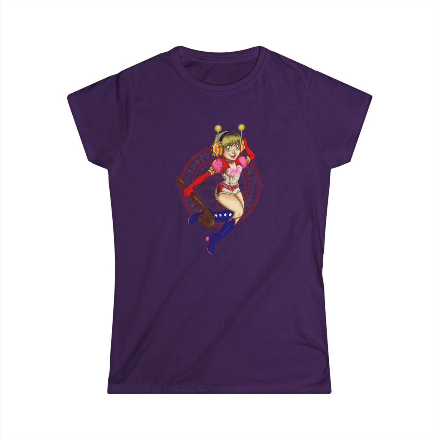 SH3 SD Princess Heart Heather Soft Style Ladies Tee