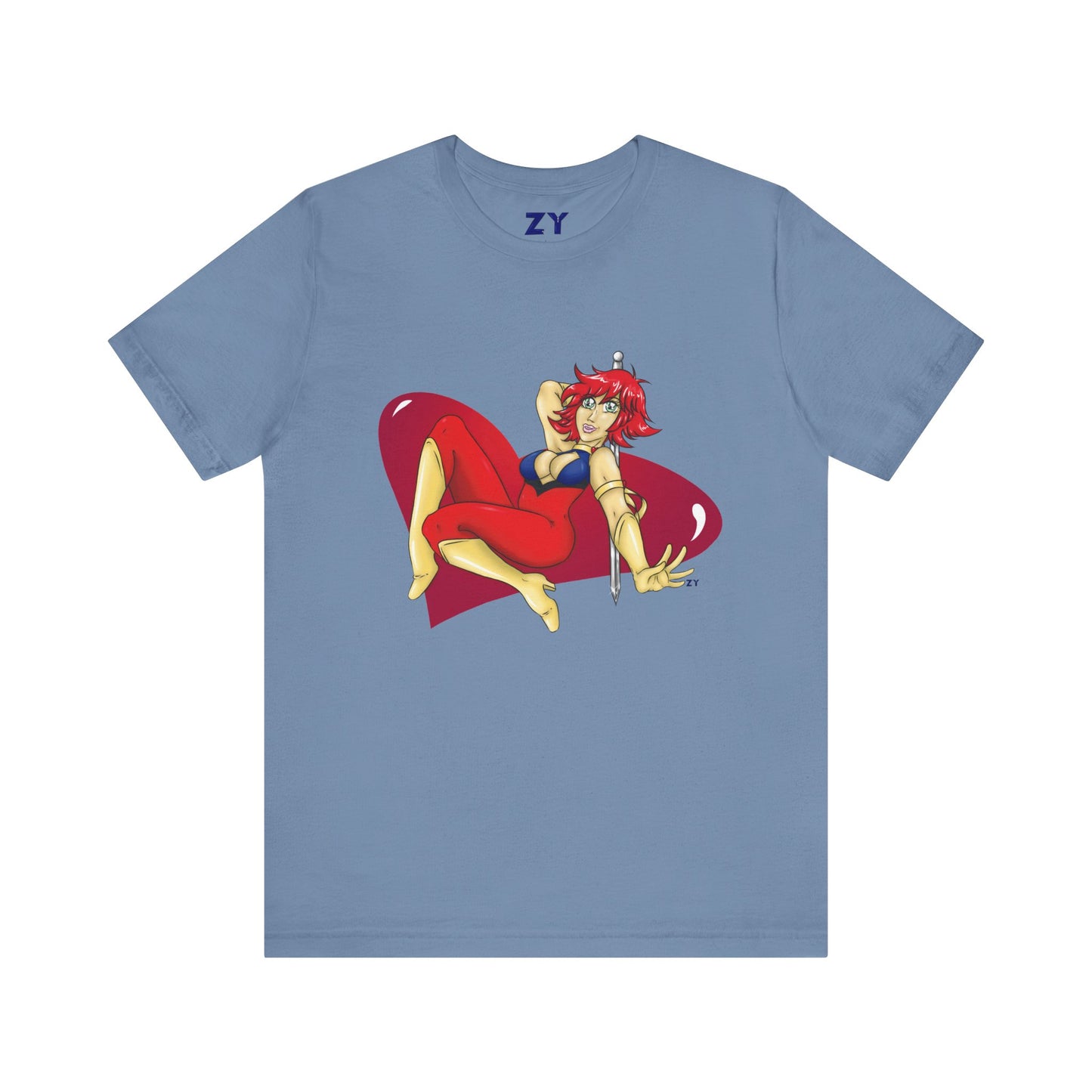 Cutey Honey Fanart Print Unisex Jersey Short Sleeve Tee