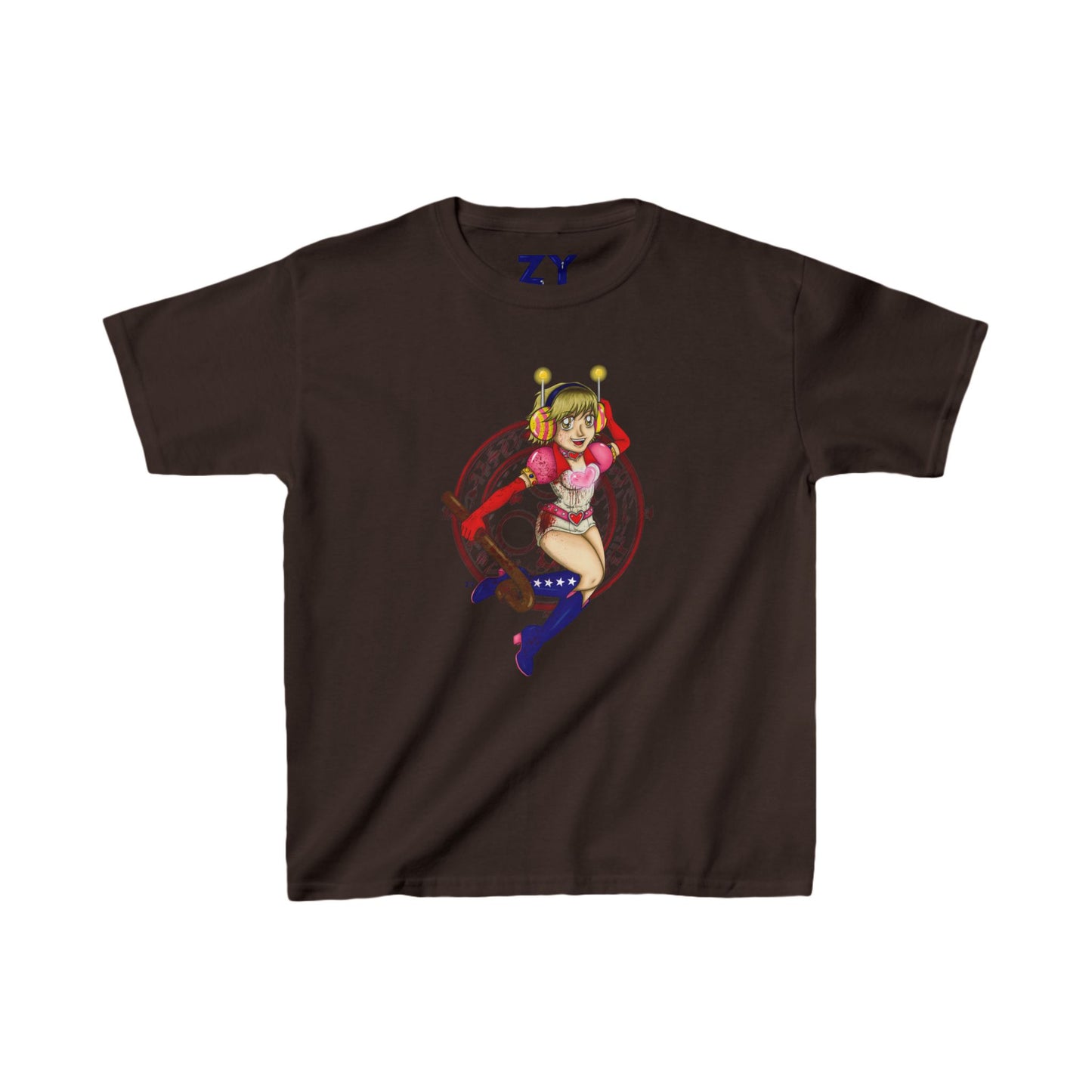 SH3 SD Princess Heart Heather Kid's Fine Jersey Tee