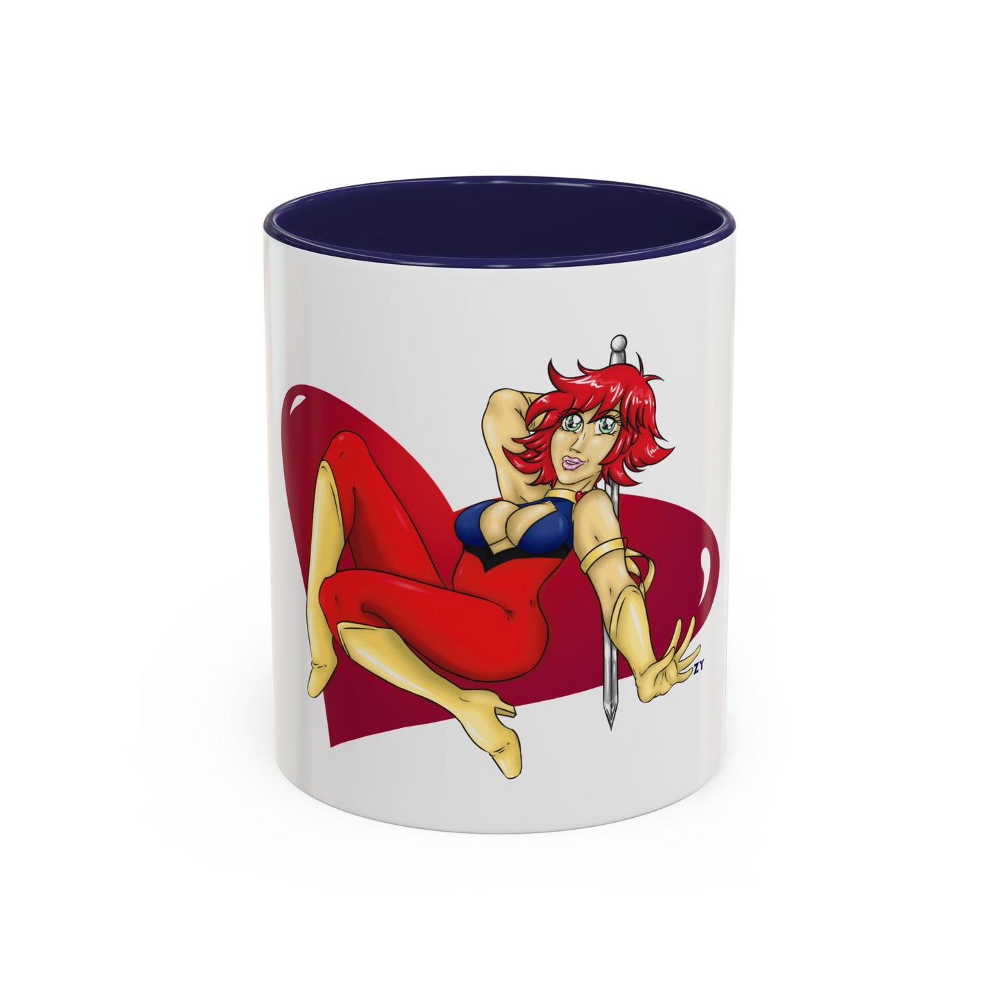 Cutey Honey Two-Tone Coffee Mugs, 15oz