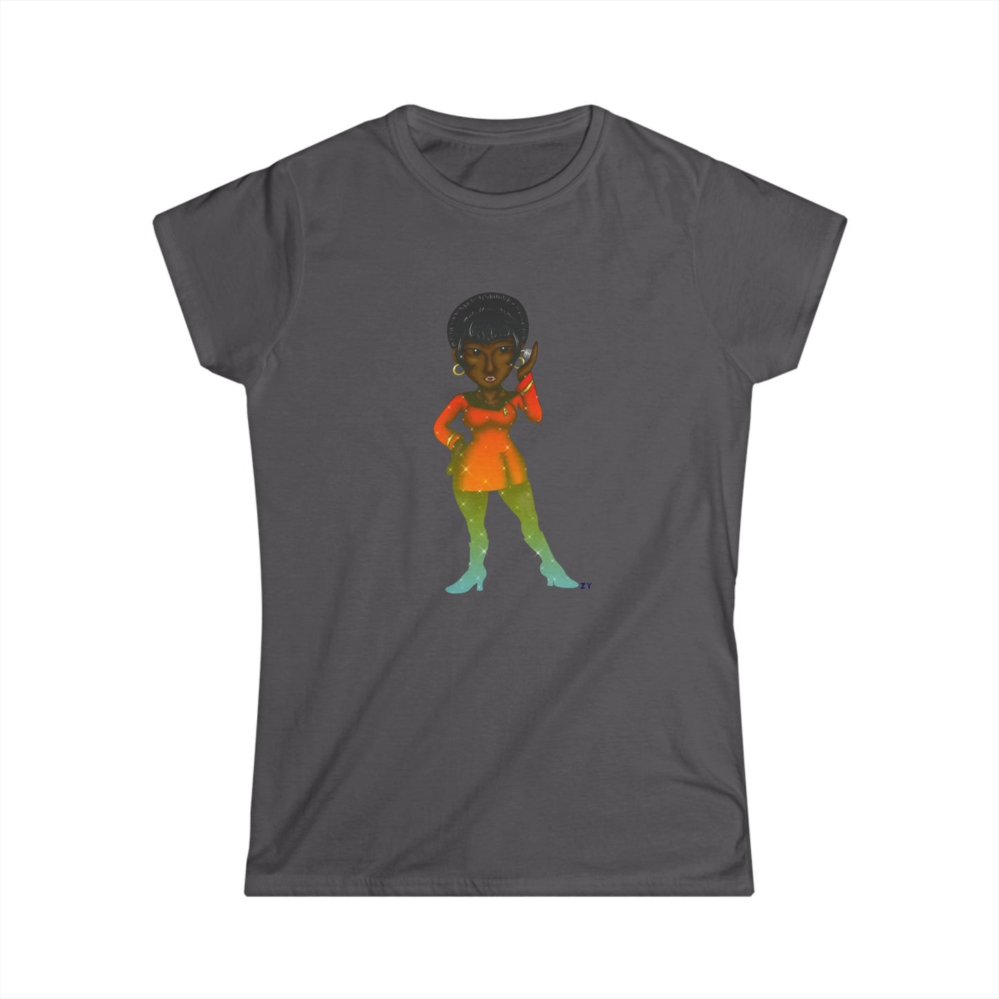 Lt. Uhura Soft Style Ladies Tee