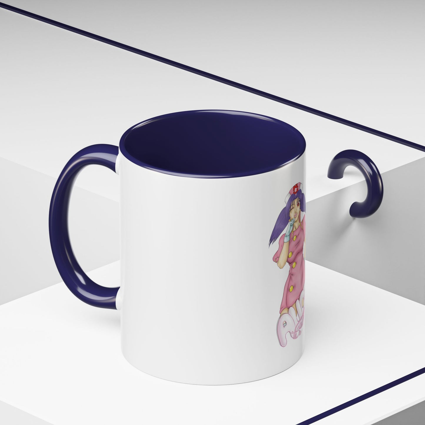 BR Nurse Alice Two-Tone Coffee Mugs, 15oz