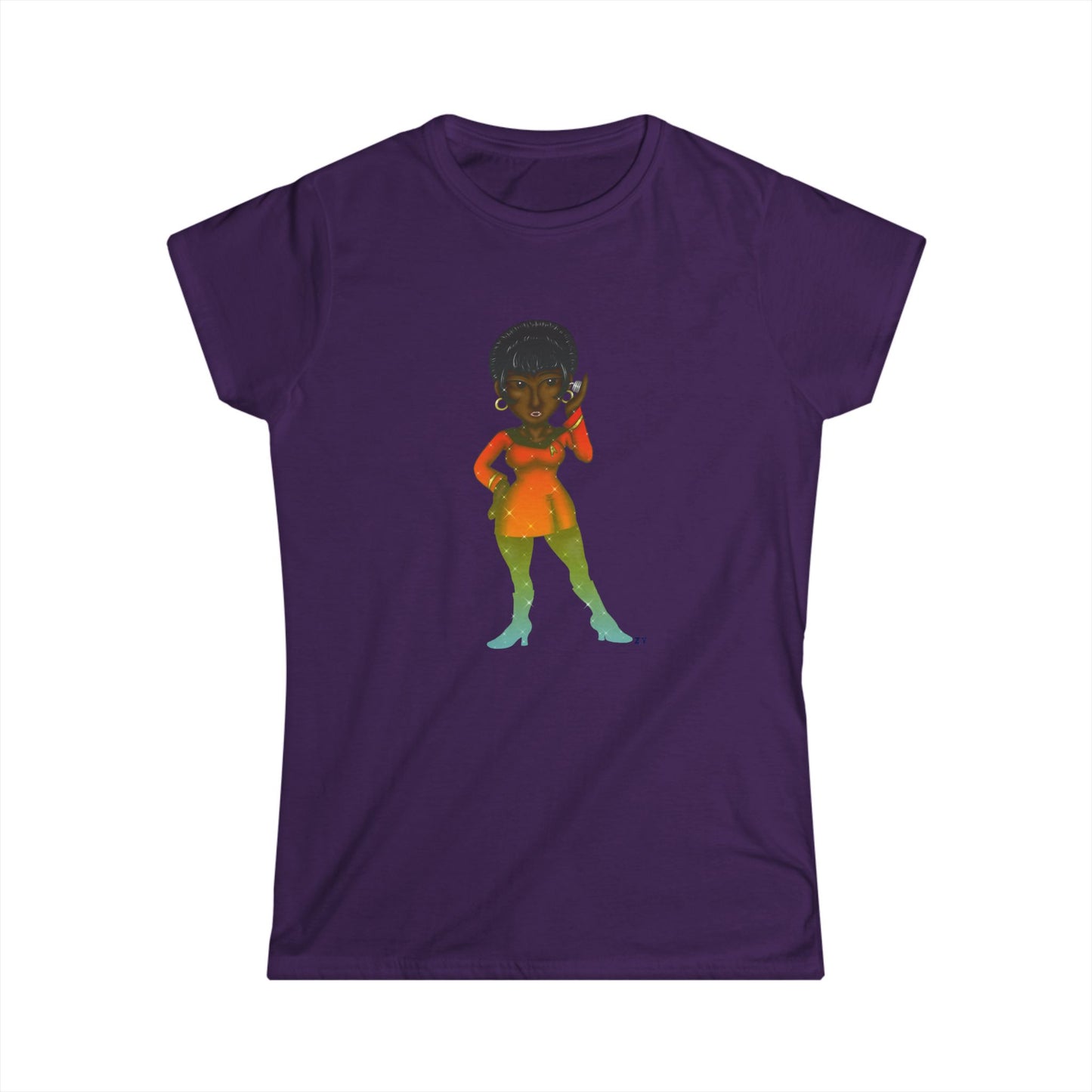 Lt. Uhura Soft Style Ladies Tee