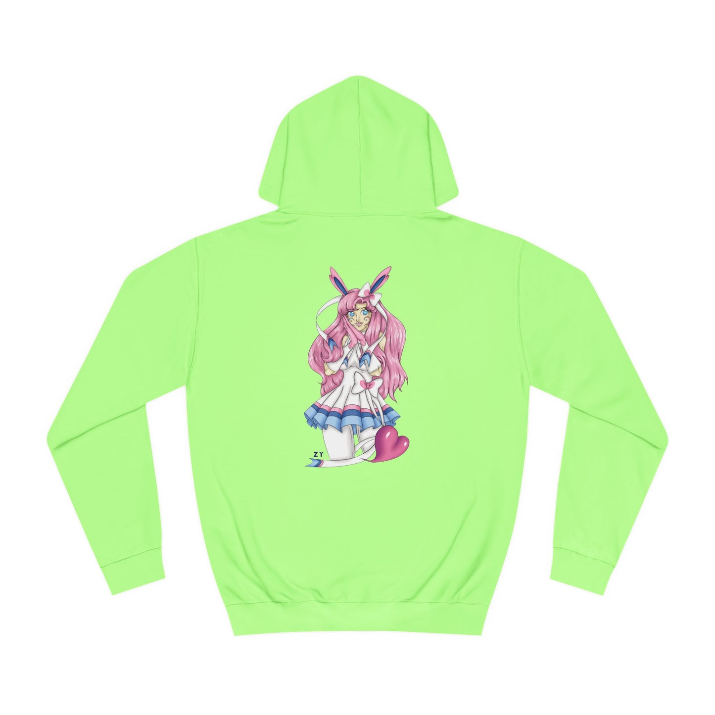 Sylve Girl Kawaii Interpretive Character Print Unisex Hoodie