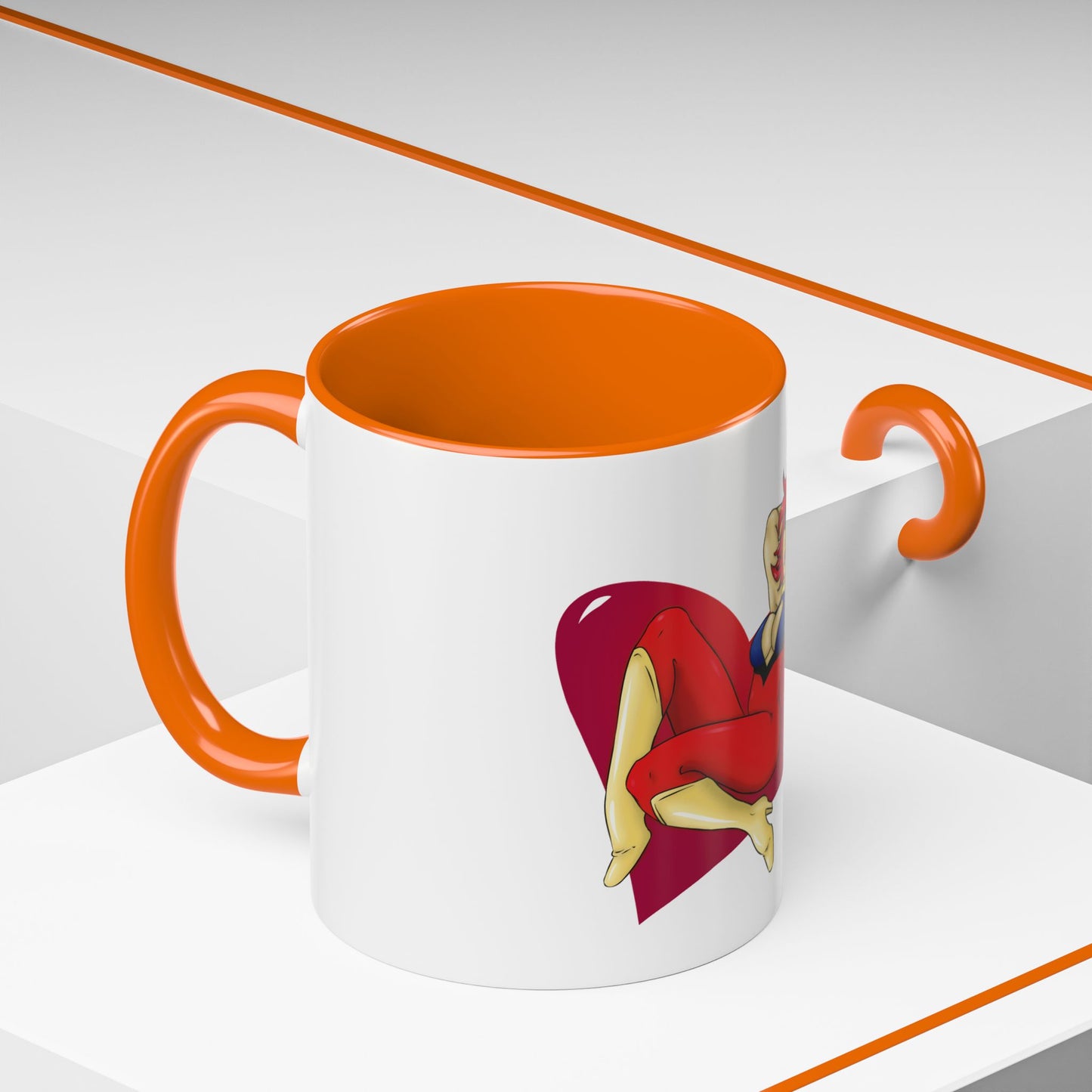 Cutey Honey Two-Tone Coffee Mugs, 15oz
