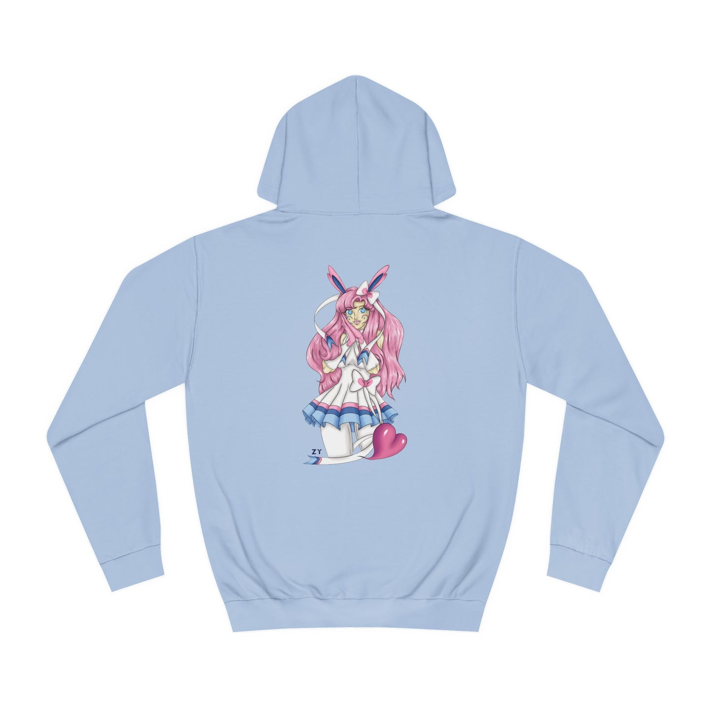 Sylve Girl Kawaii Interpretive Character Print Unisex Hoodie