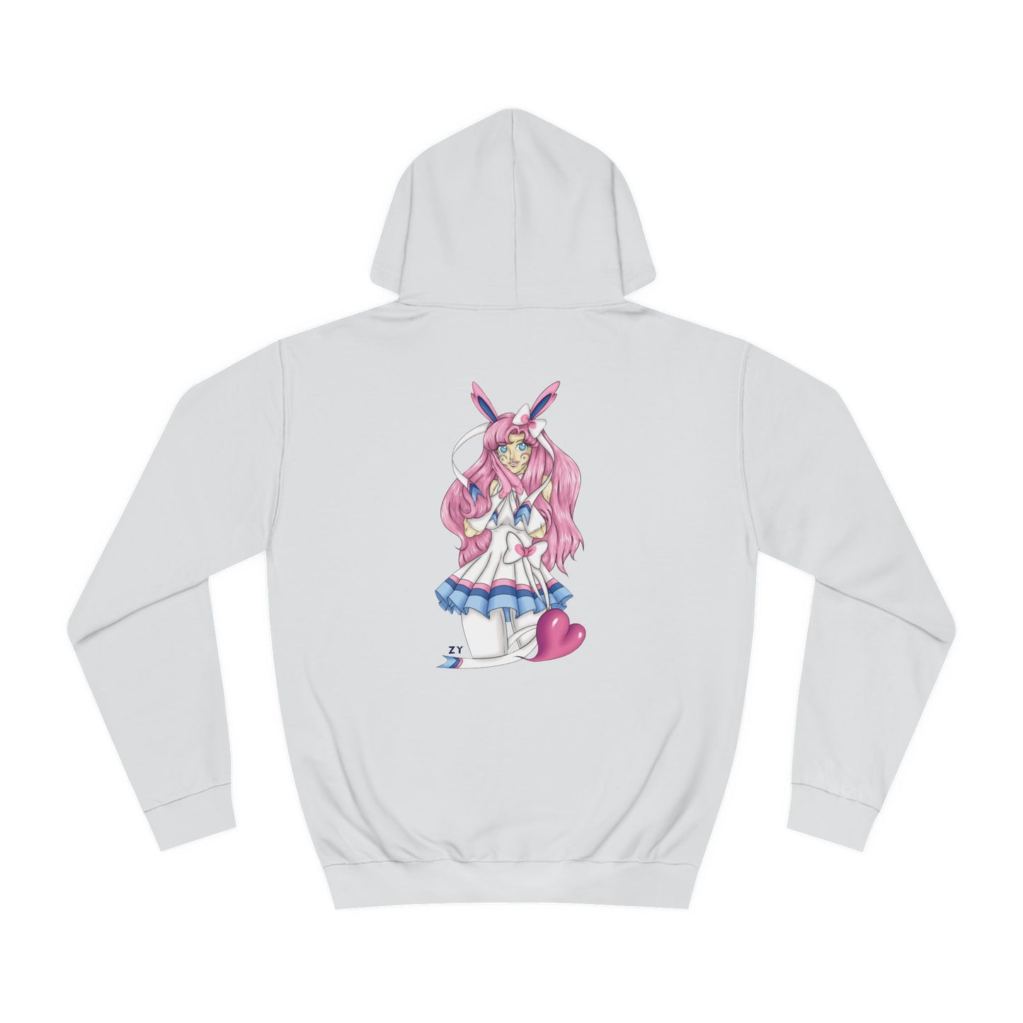 Sylve Girl Kawaii Interpretive Character Print Unisex Hoodie