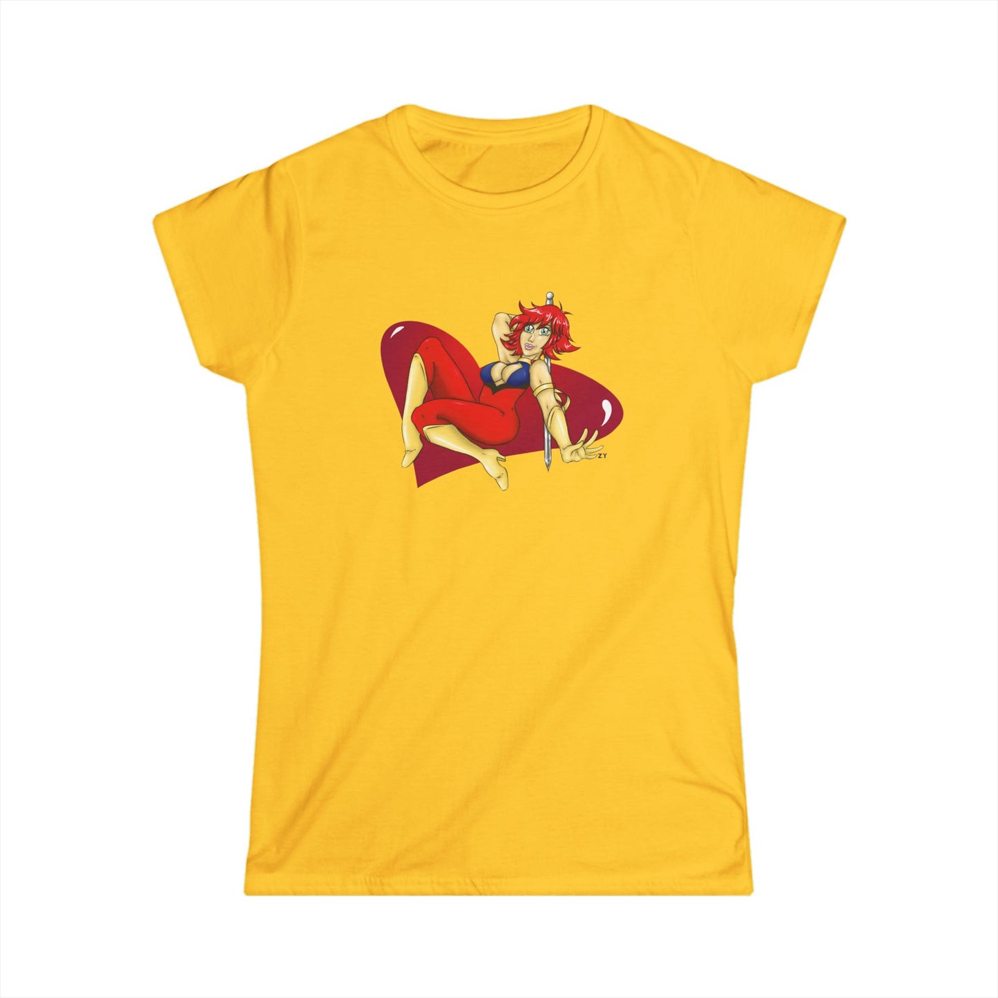 Cutey Honey Soft Style Ladies Tee