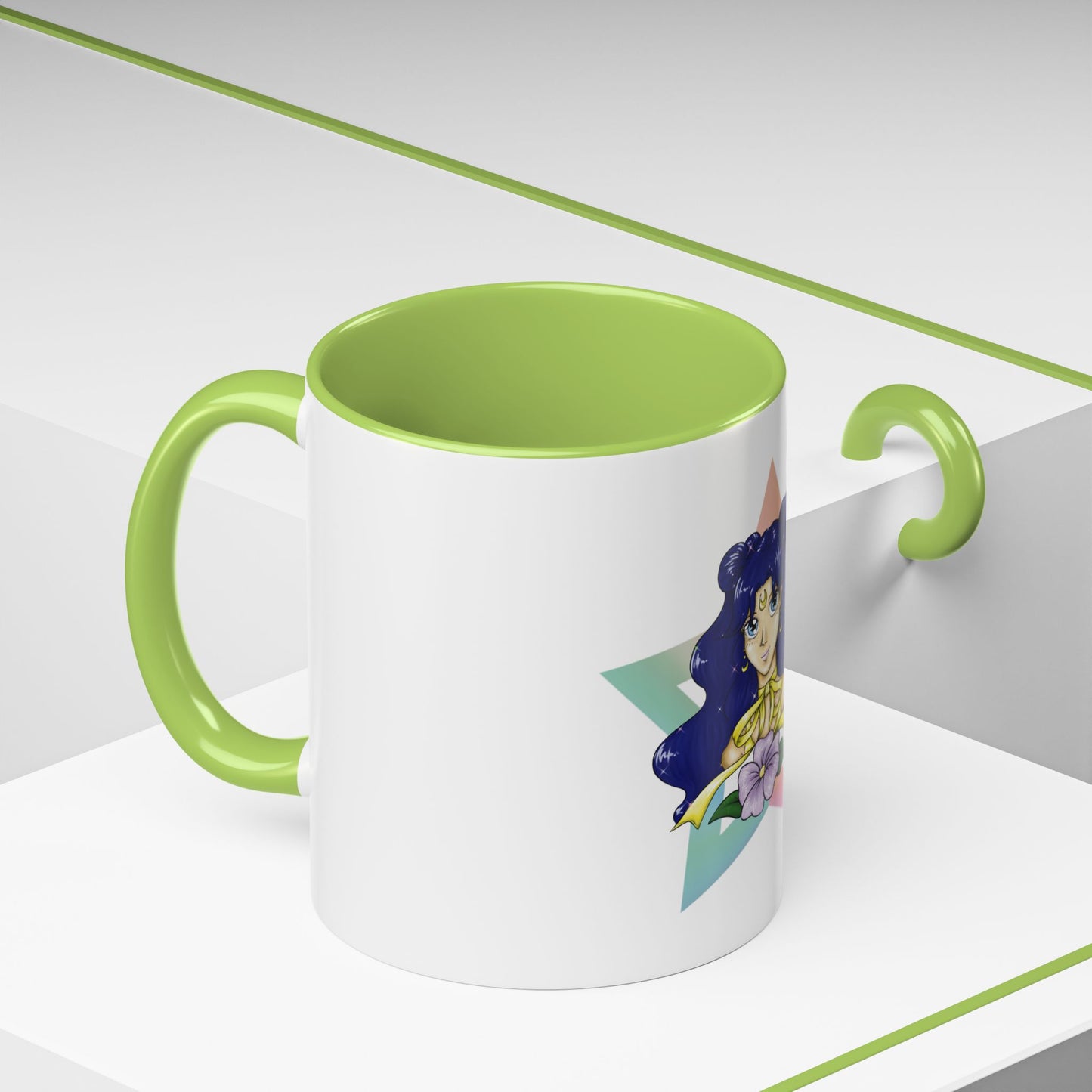 Human Luna Two-Tone Coffee Mugs, 15oz
