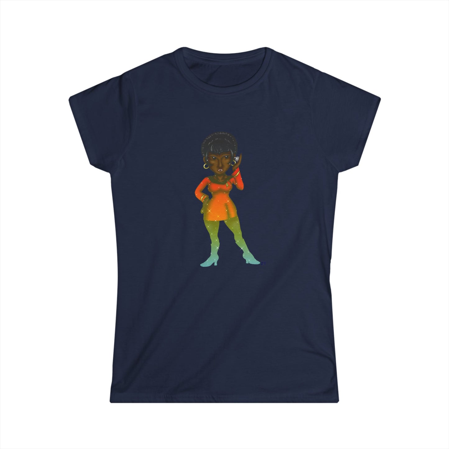 Lt. Uhura Soft Style Ladies Tee