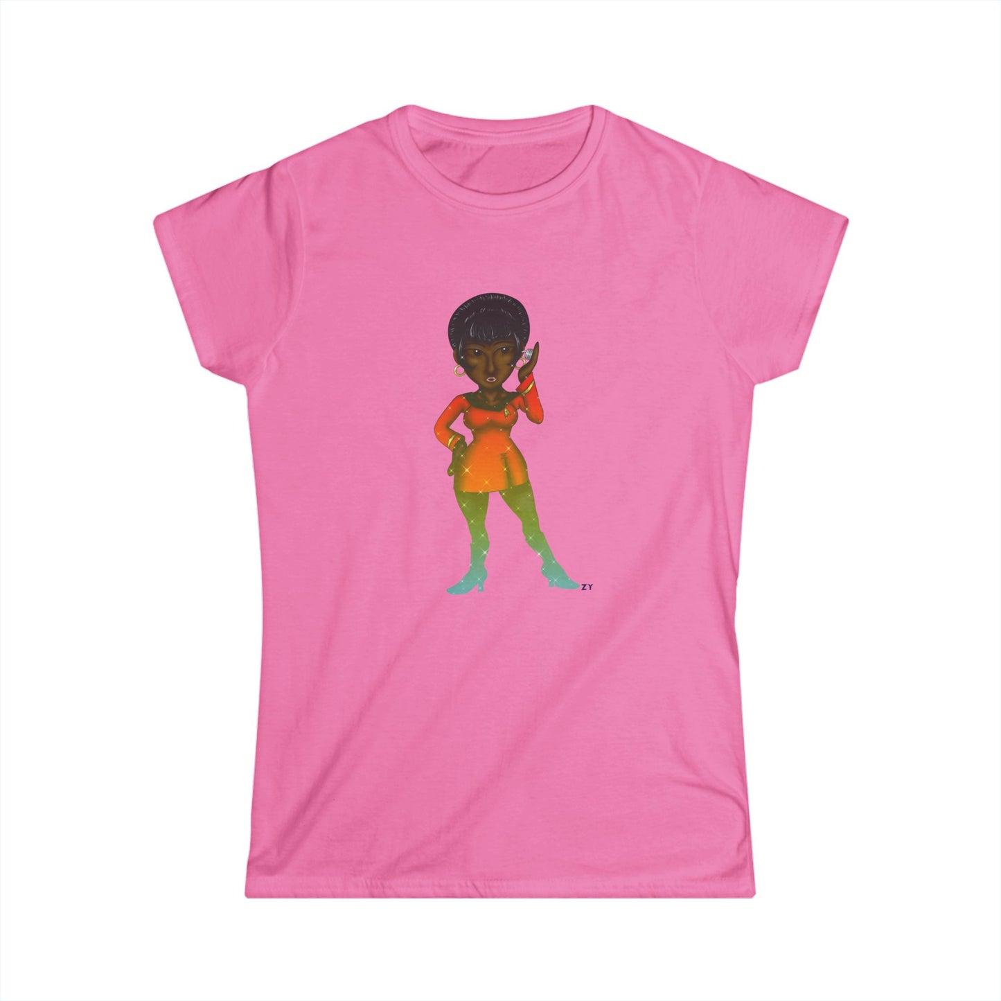 Lt. Uhura Soft Style Ladies Tee