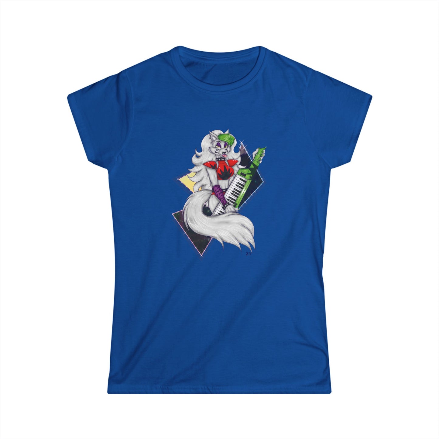 Roxy Rockstar Character Print Soft Style Ladies Tee