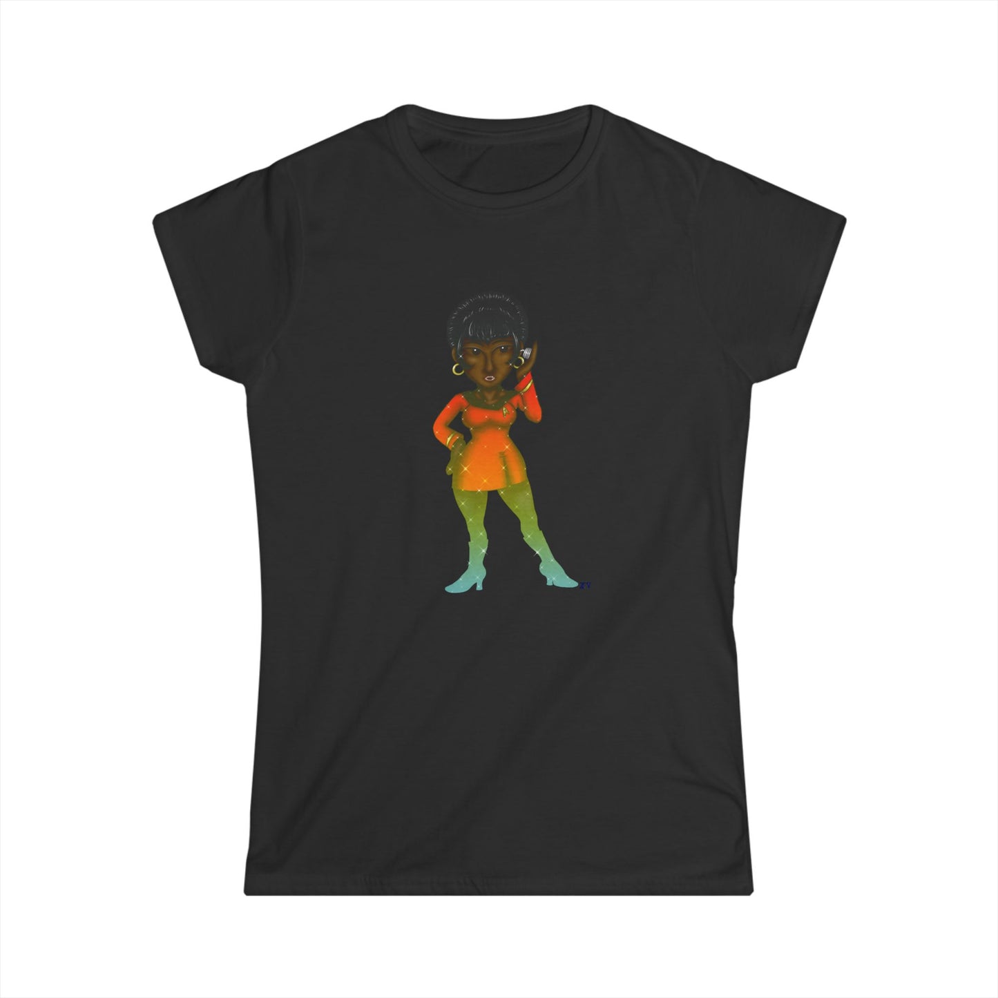 Lt. Uhura Soft Style Ladies Tee