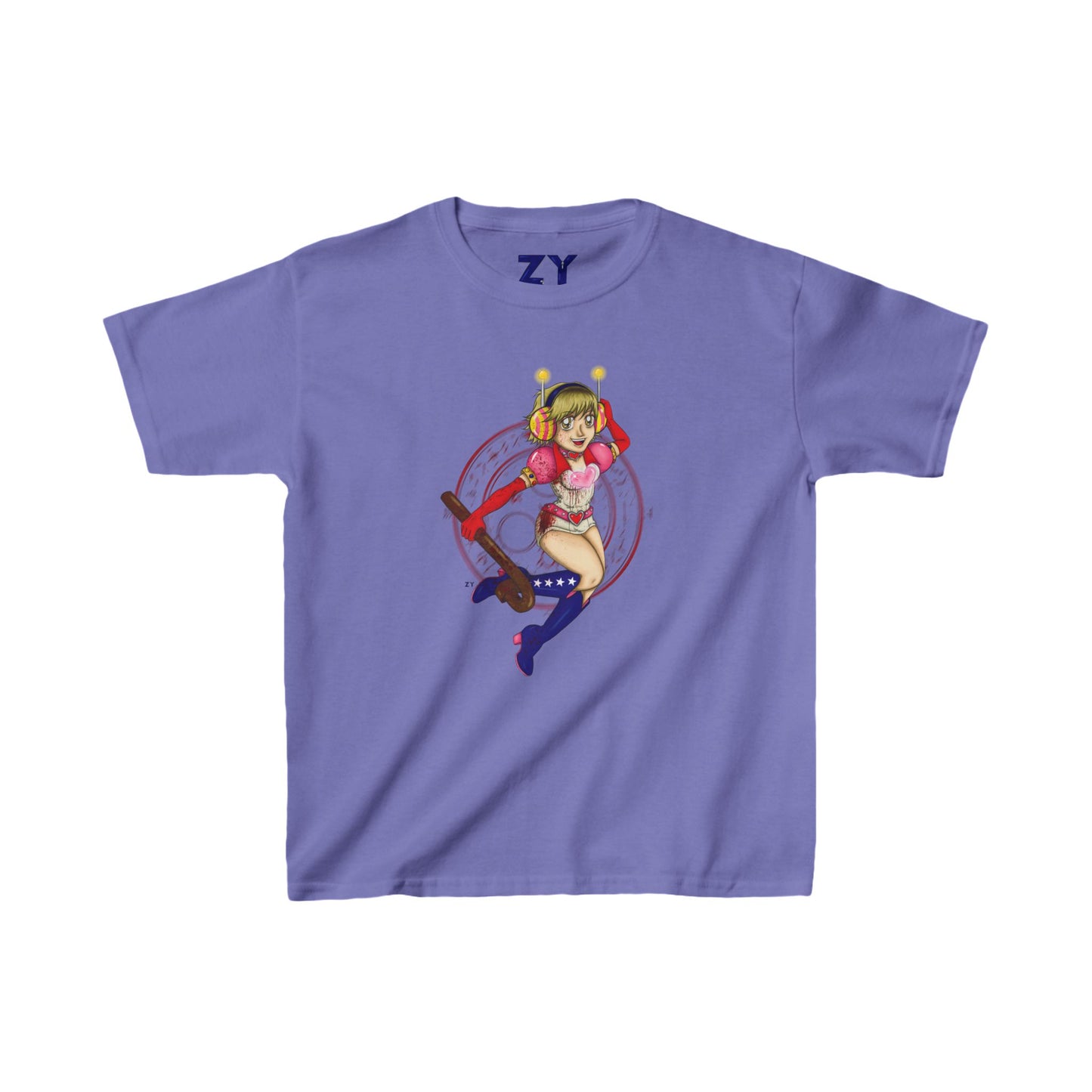 SH3 SD Princess Heart Heather Kid's Fine Jersey Tee