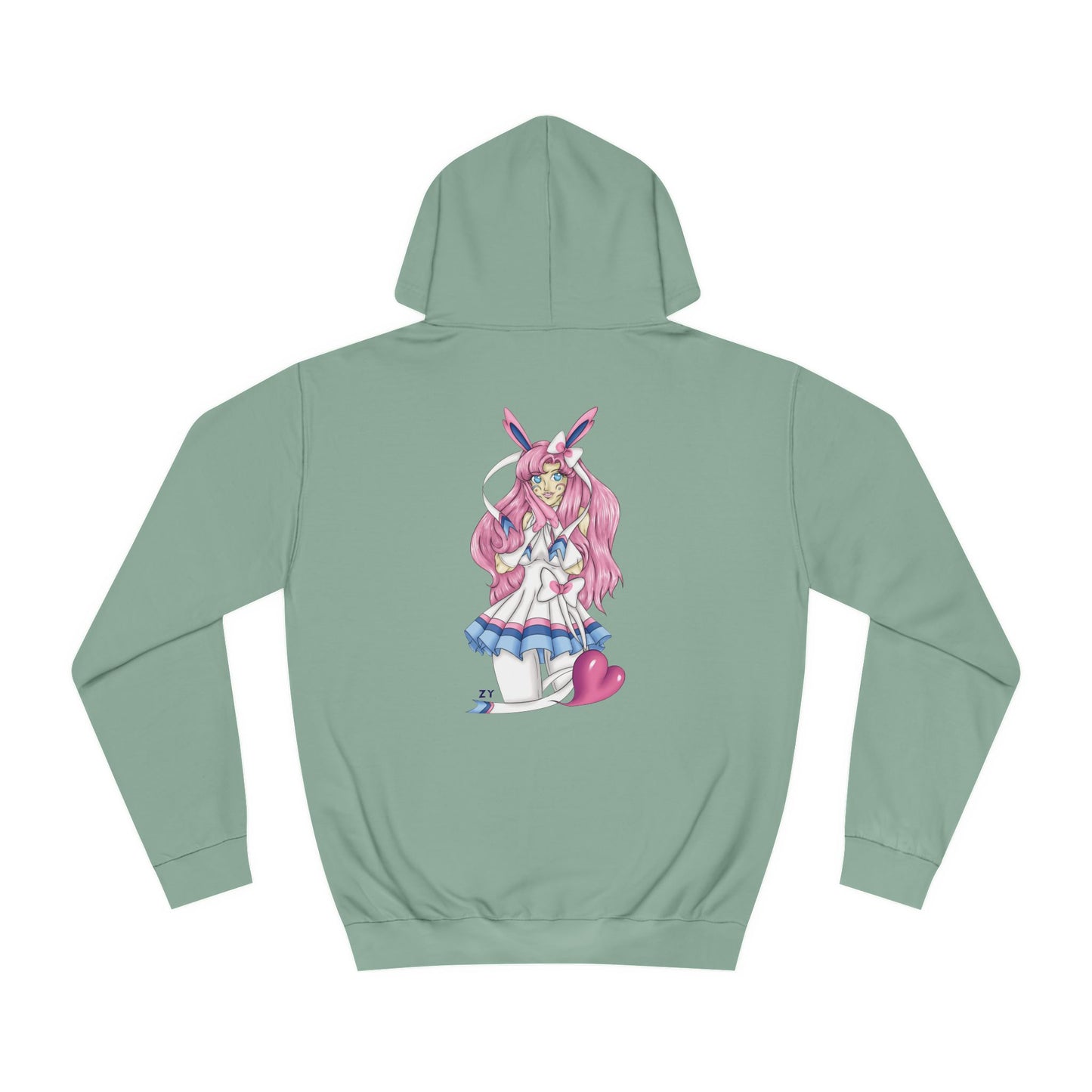 Sylve Girl Kawaii Interpretive Character Print Unisex Hoodie