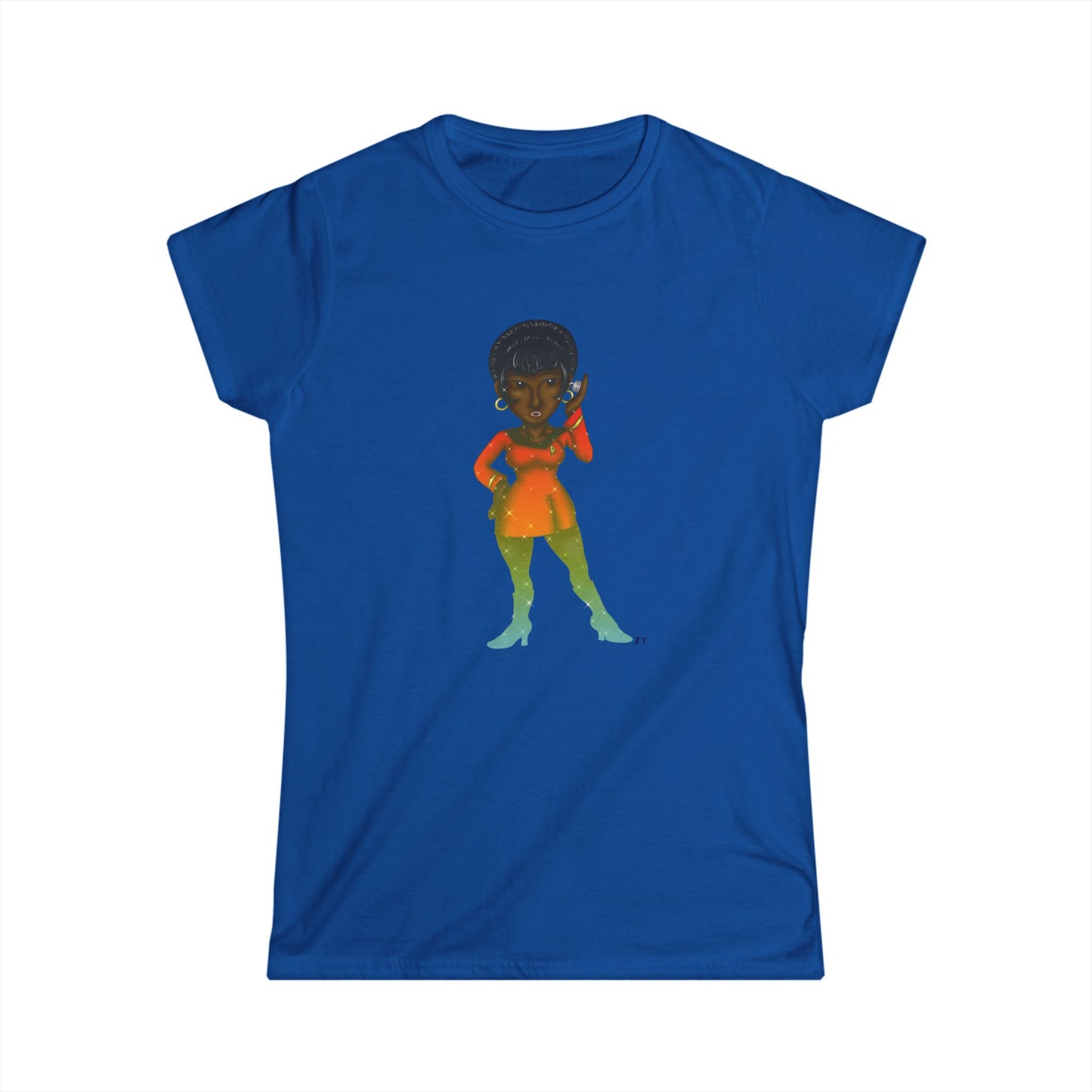 Lt. Uhura Soft Style Ladies Tee