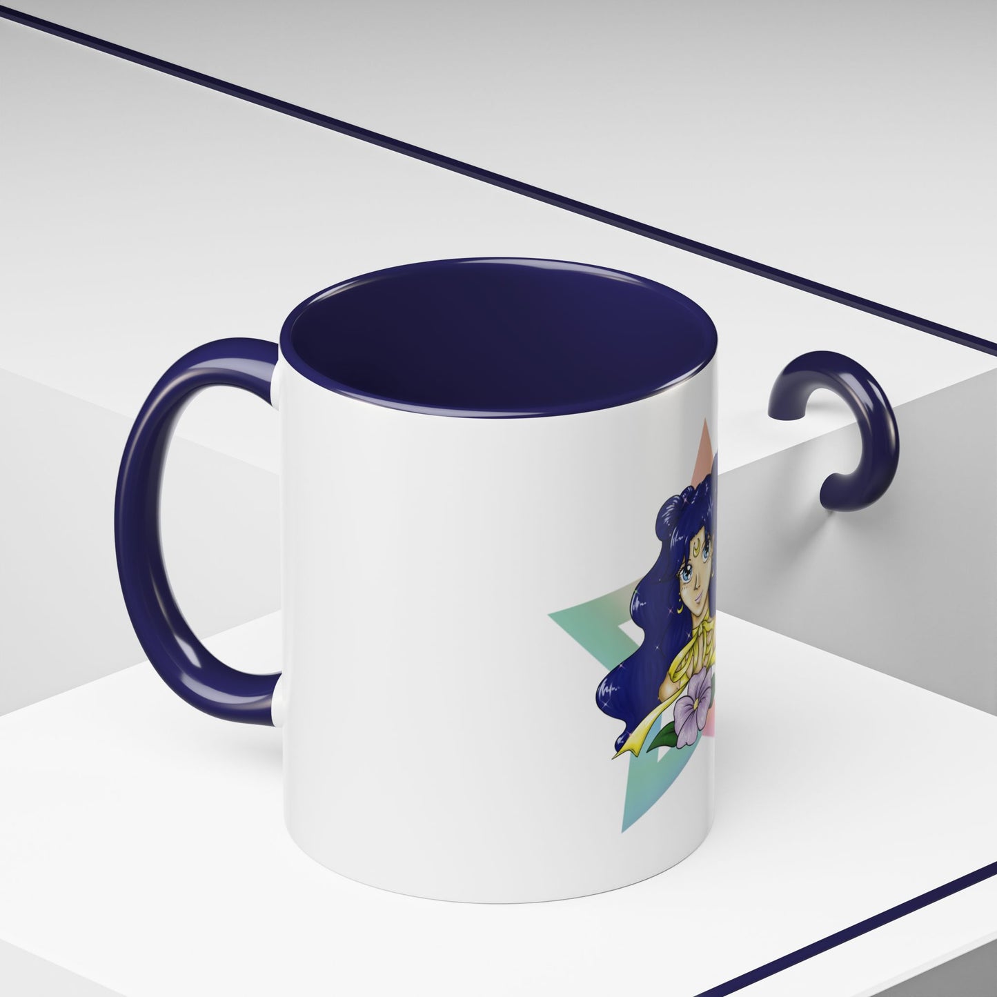 Human Luna Two-Tone Coffee Mugs, 15oz