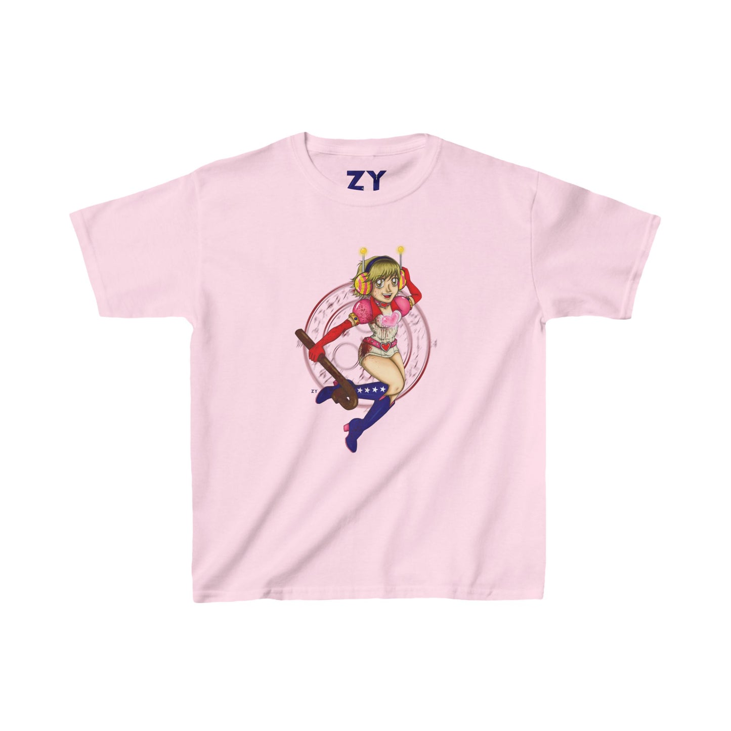 SH3 SD Princess Heart Heather Kid's Fine Jersey Tee