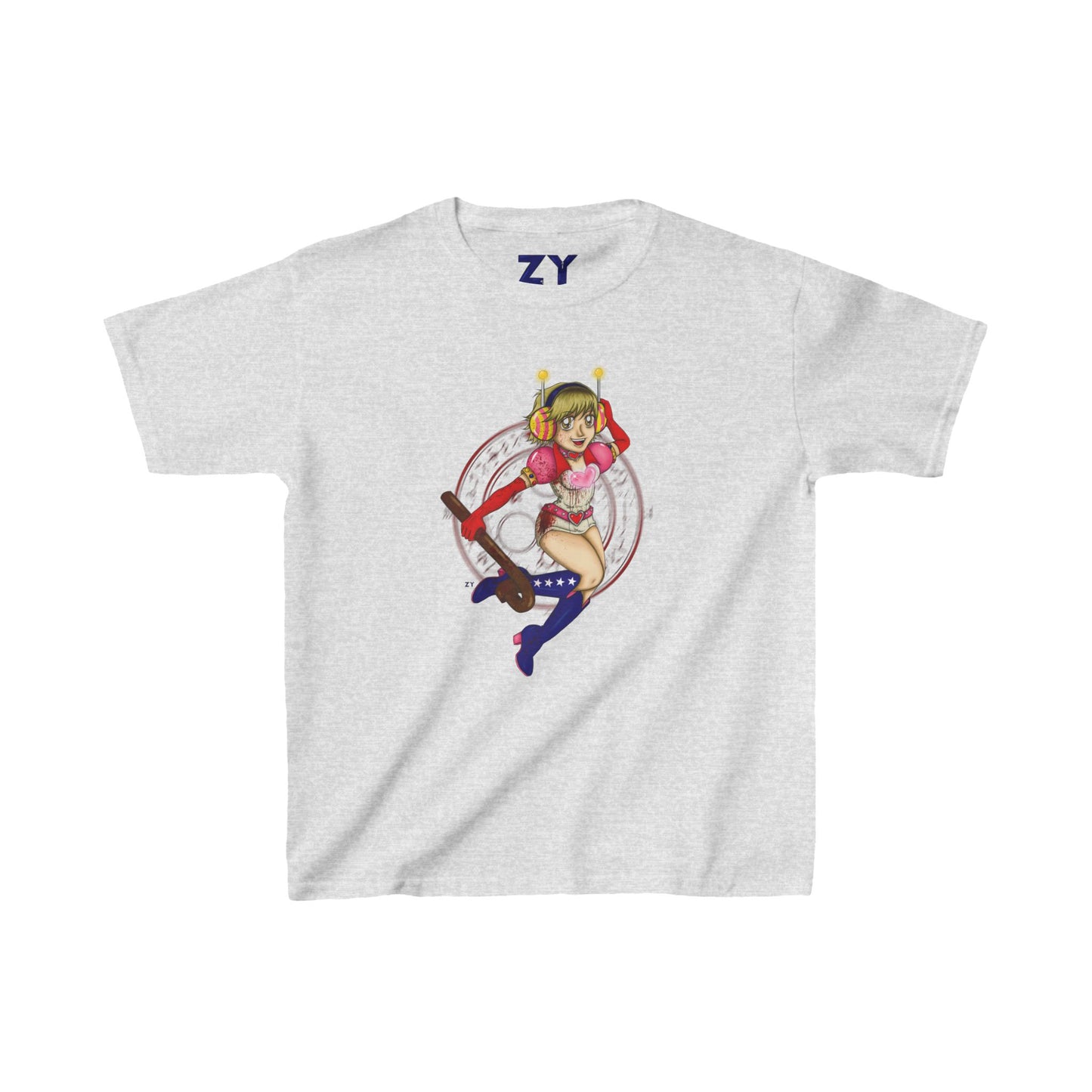 SH3 SD Princess Heart Heather Kid's Fine Jersey Tee