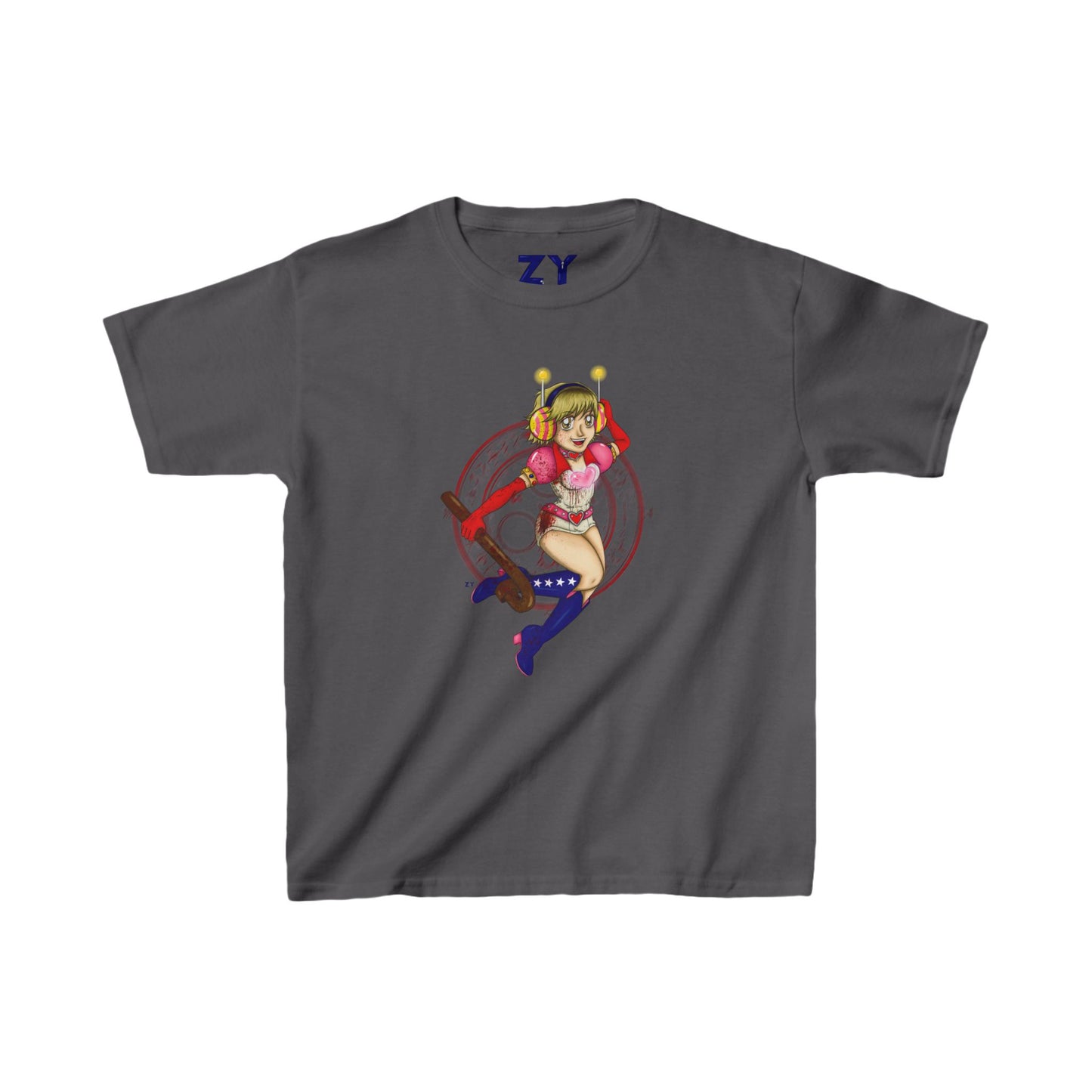 SH3 SD Princess Heart Heather Kid's Fine Jersey Tee