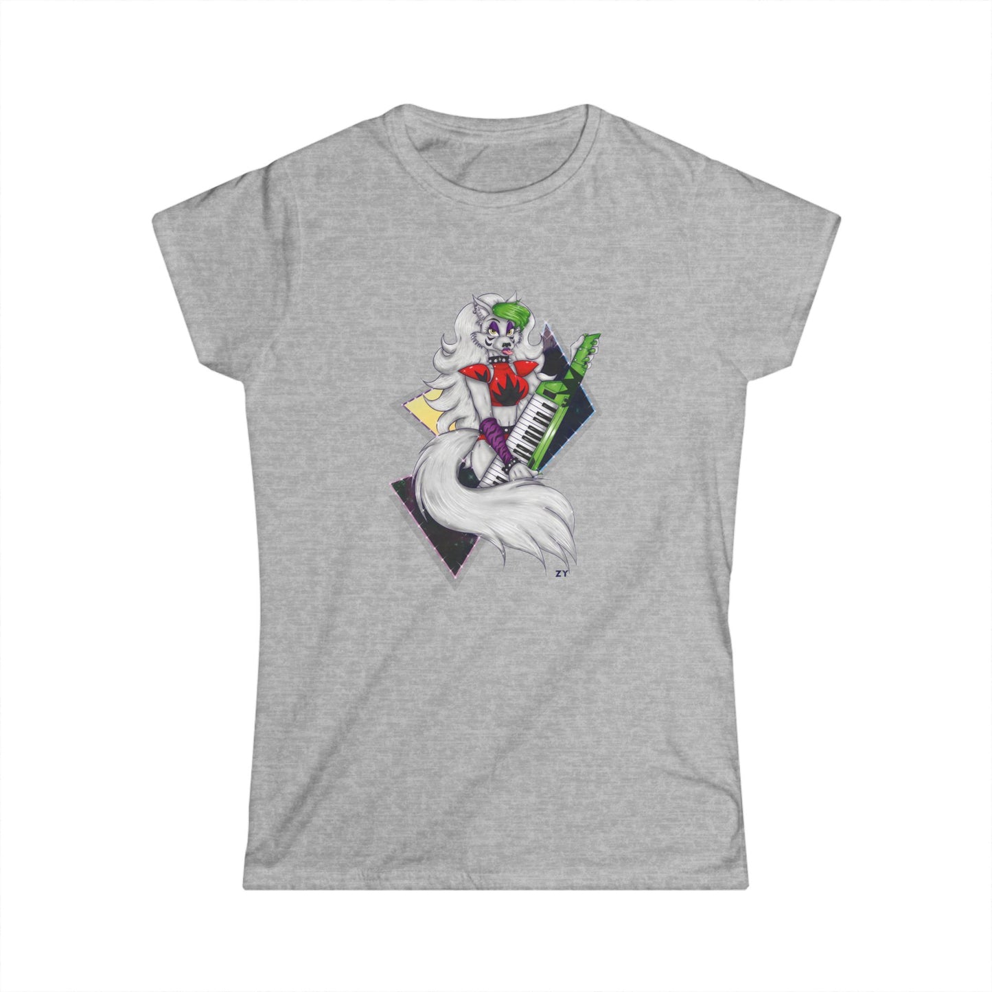 Roxy Rockstar Character Print Soft Style Ladies Tee