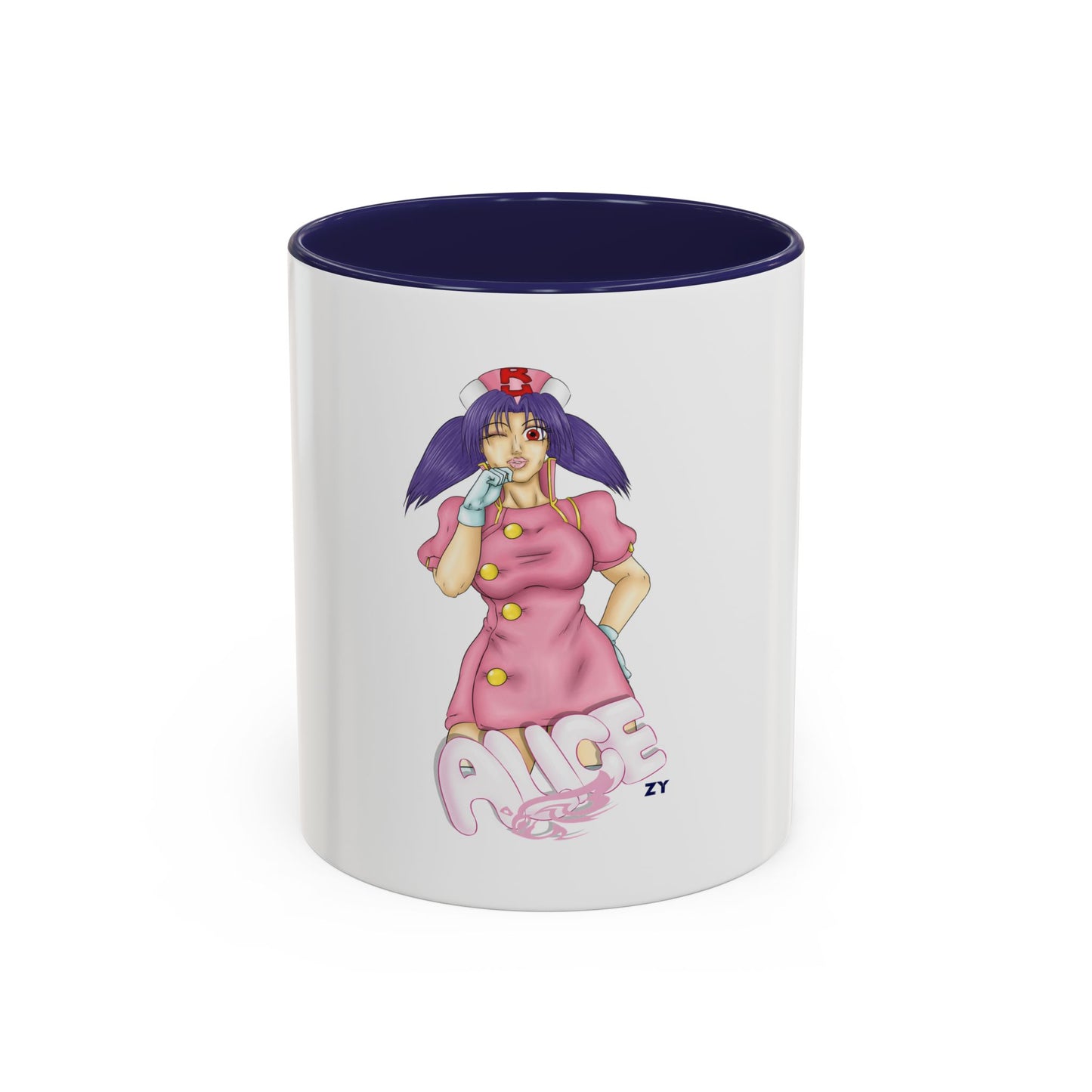 BR Nurse Alice Two-Tone Coffee Mugs, 15oz