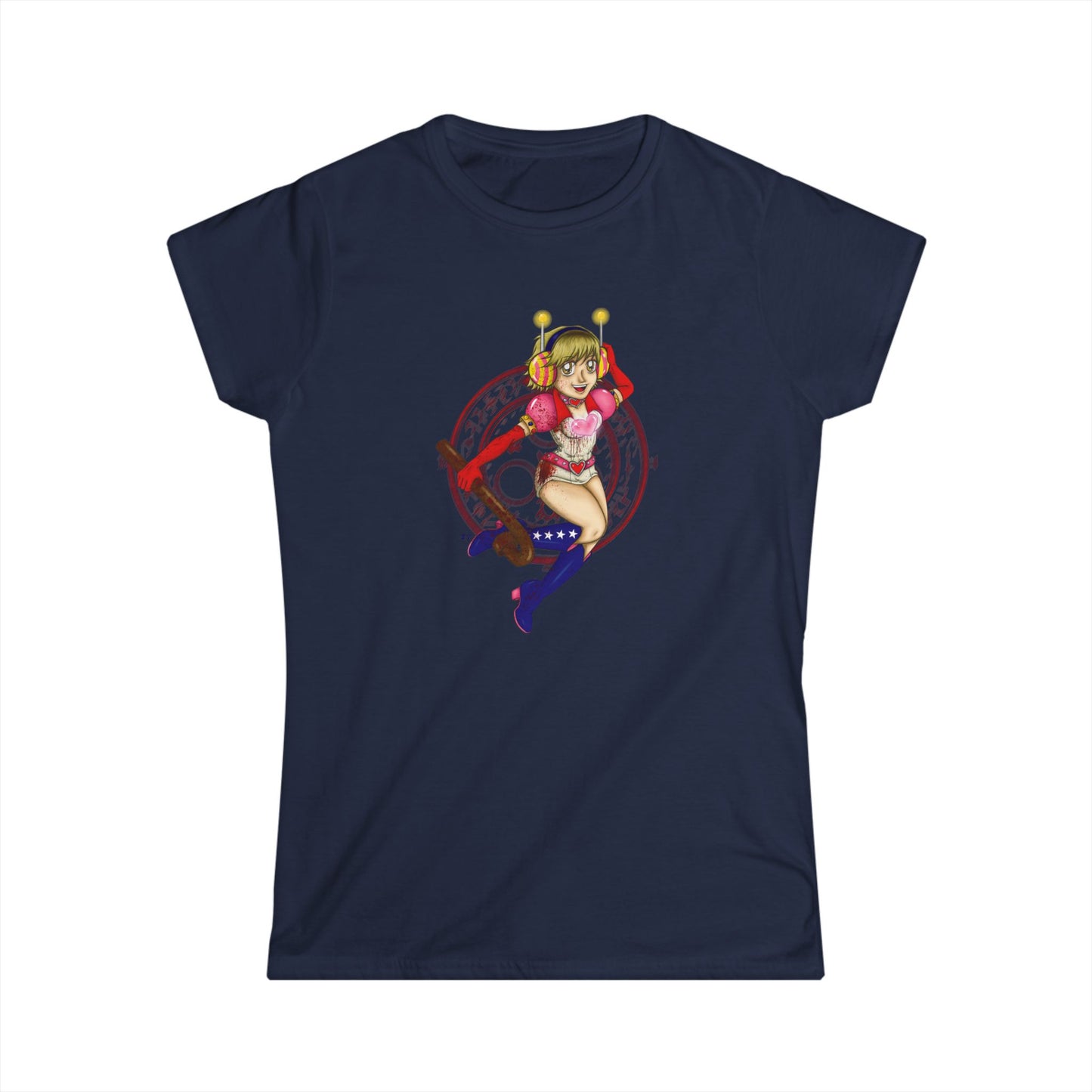 SH3 SD Princess Heart Heather Soft Style Ladies Tee