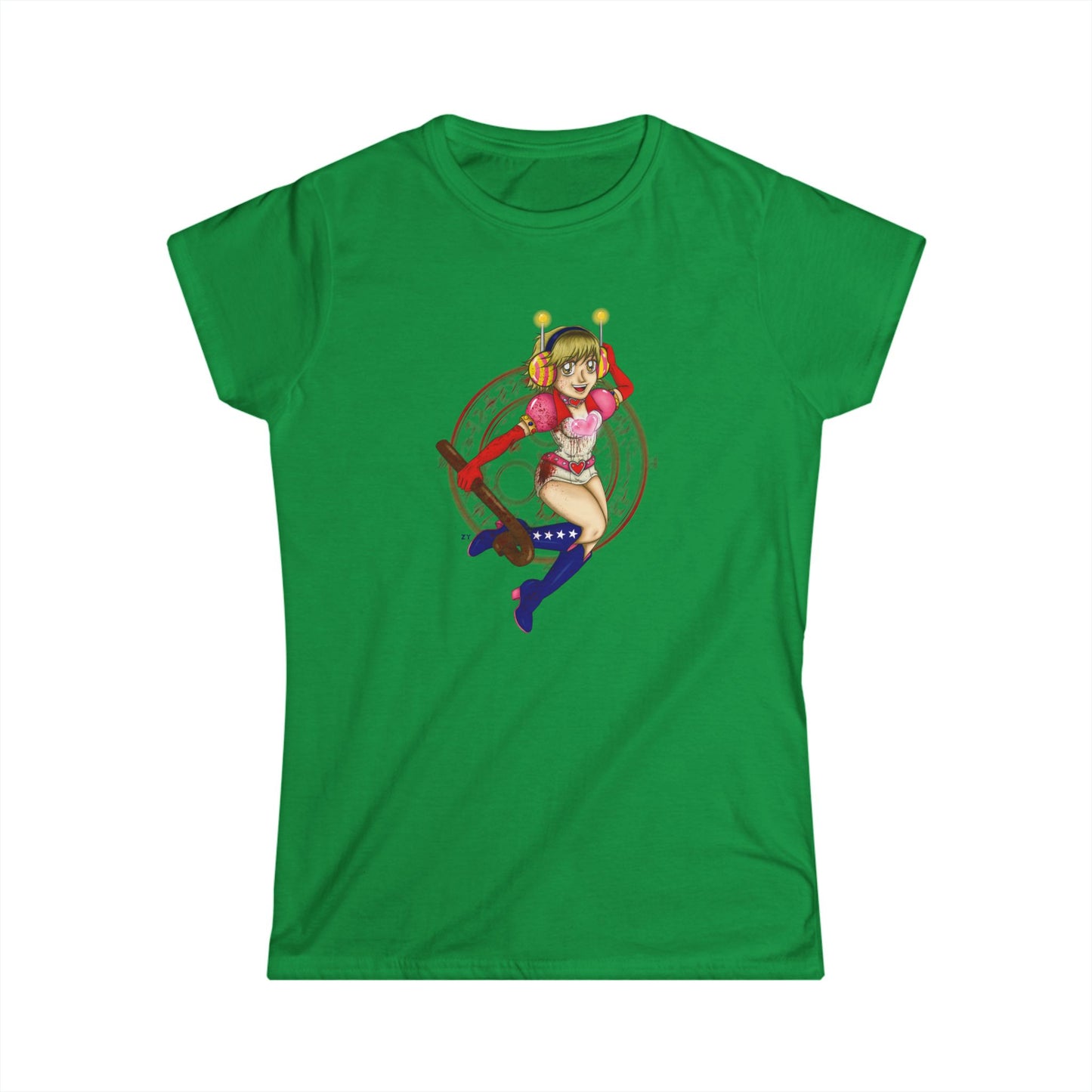 SH3 SD Princess Heart Heather Soft Style Ladies Tee