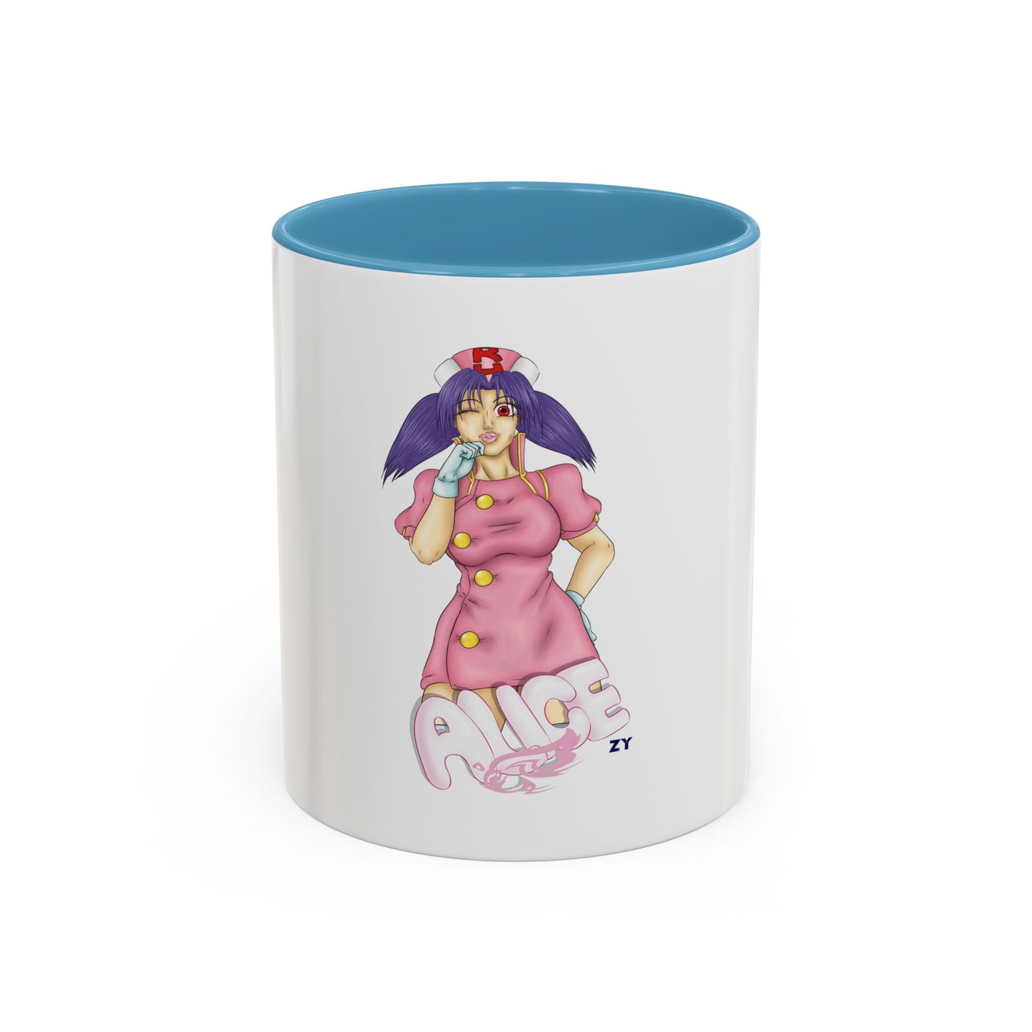BR Nurse Alice Two-Tone Coffee Mugs, 15oz