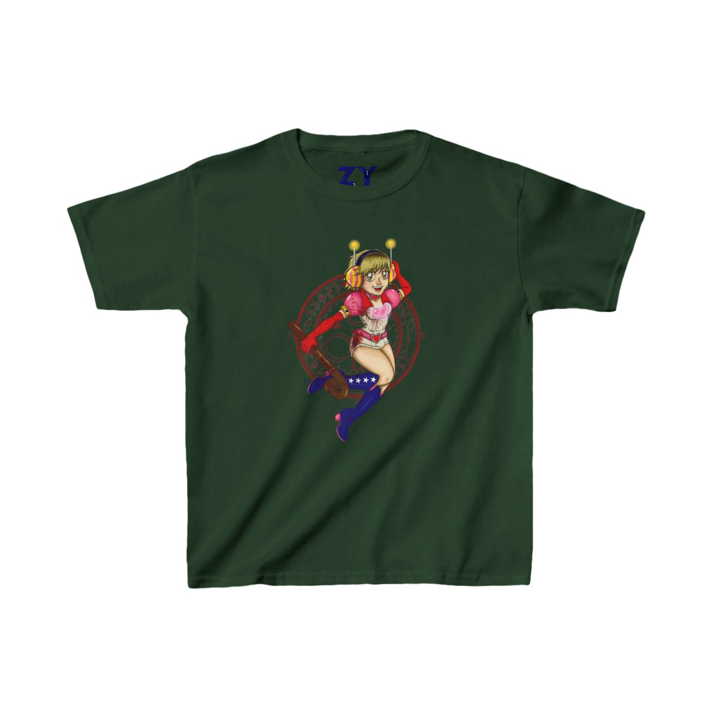 SH3 SD Princess Heart Heather Kid's Fine Jersey Tee