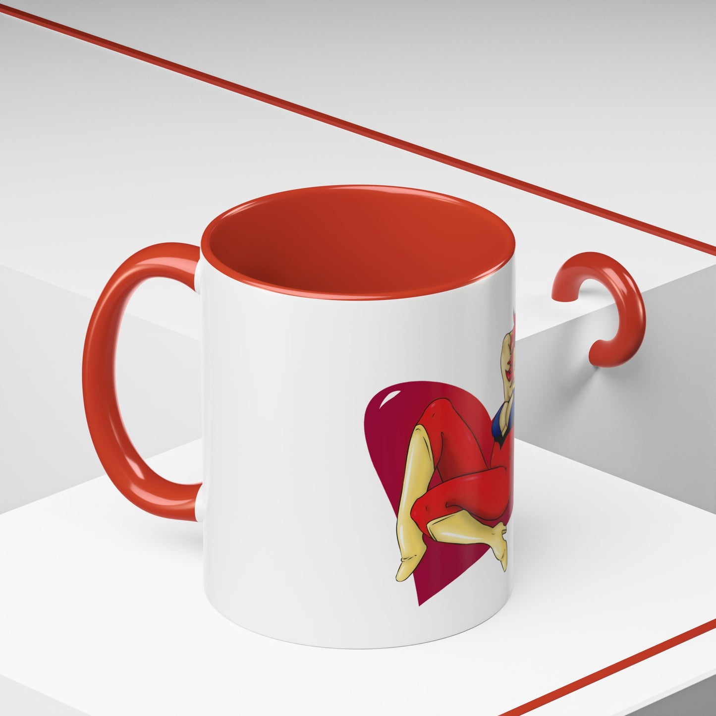 Cutey Honey Two-Tone Coffee Mugs, 15oz