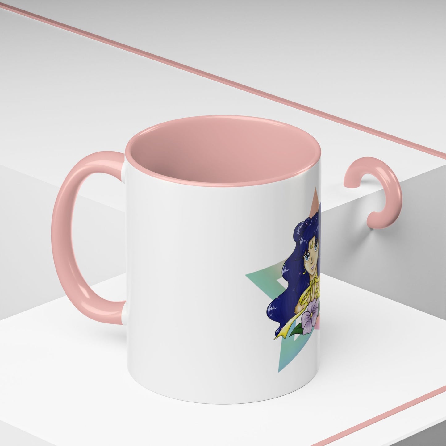 Human Luna Two-Tone Coffee Mugs, 15oz